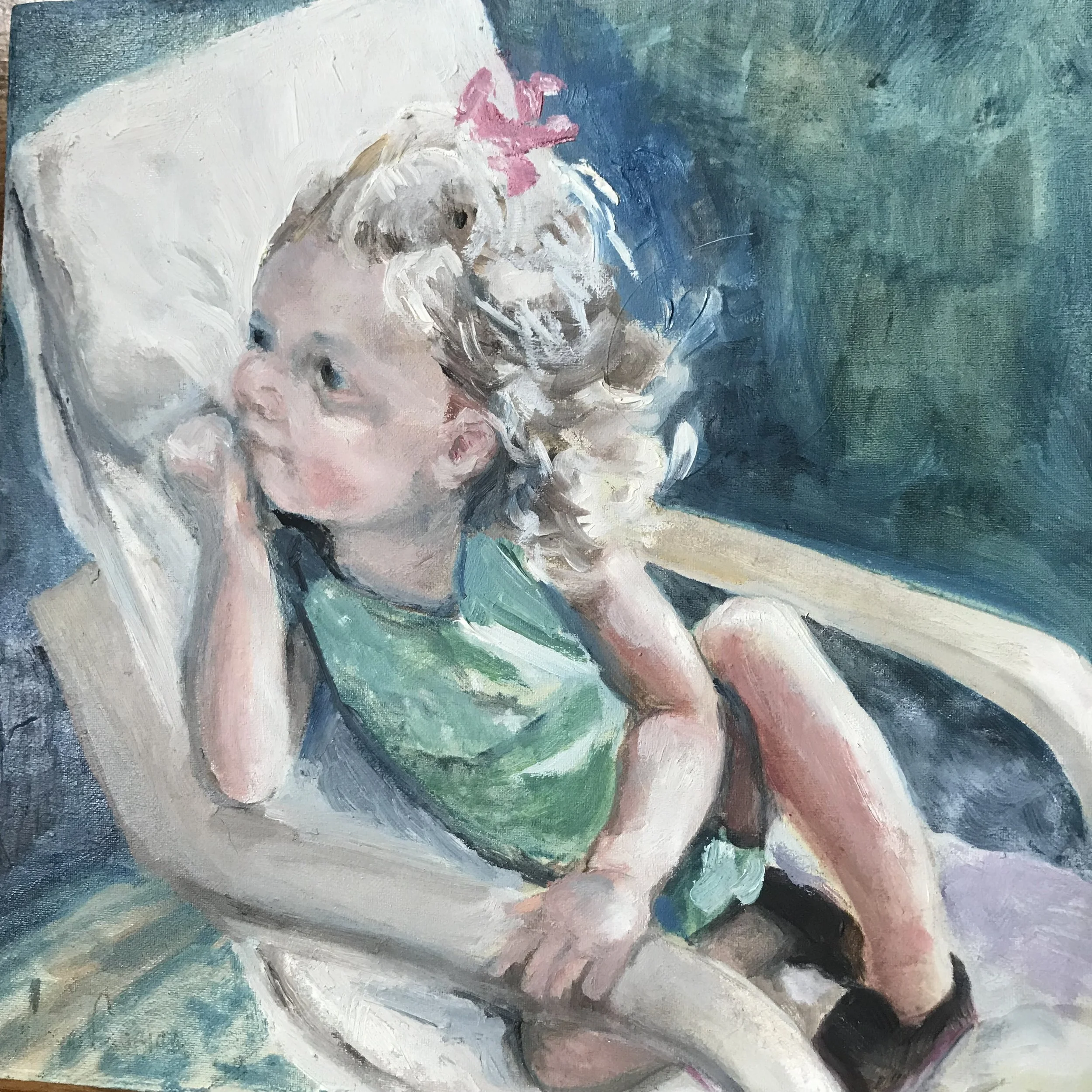 Elizabeth
Oil on canvas
10" X 12"
$250