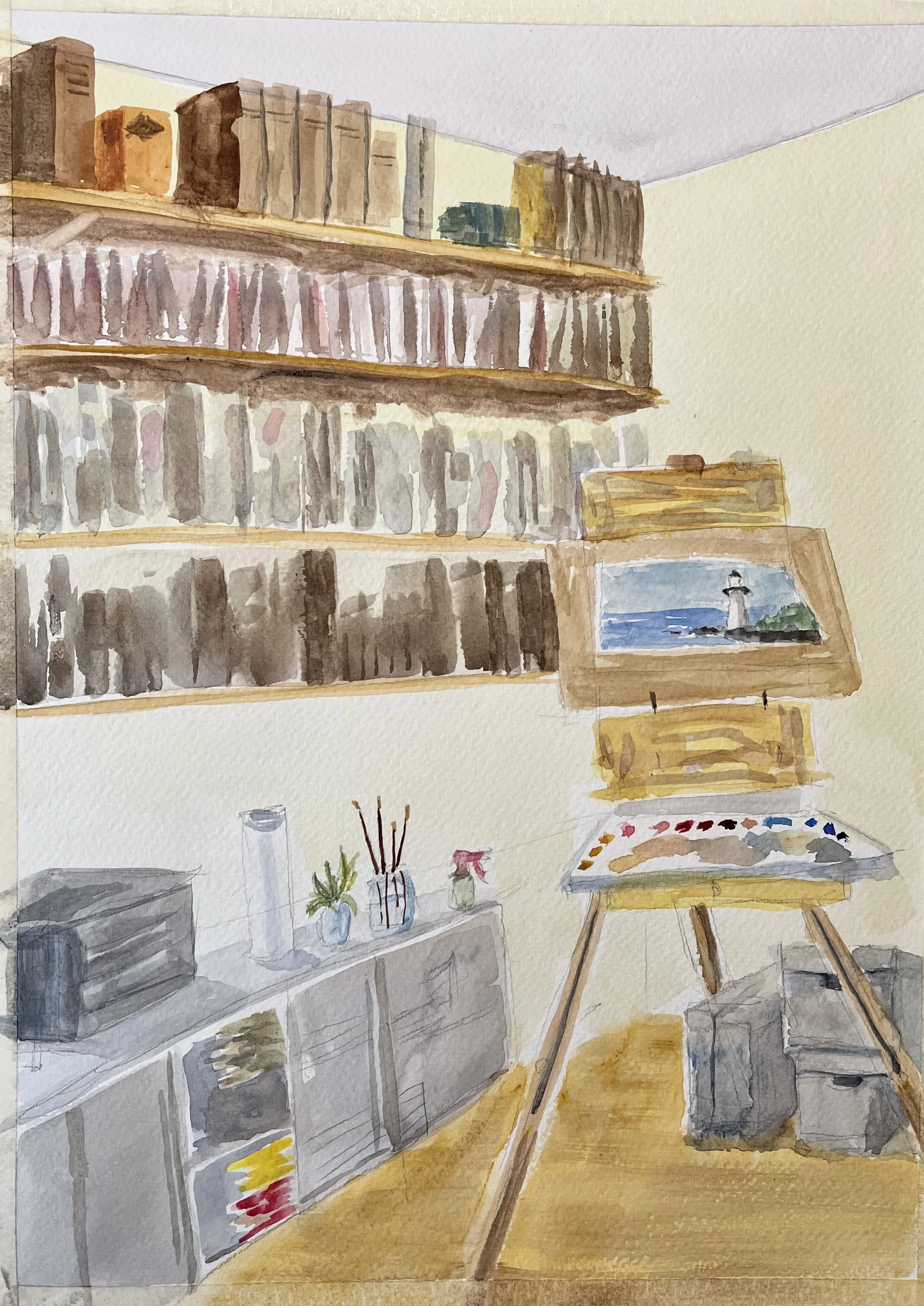 Studio watercolor