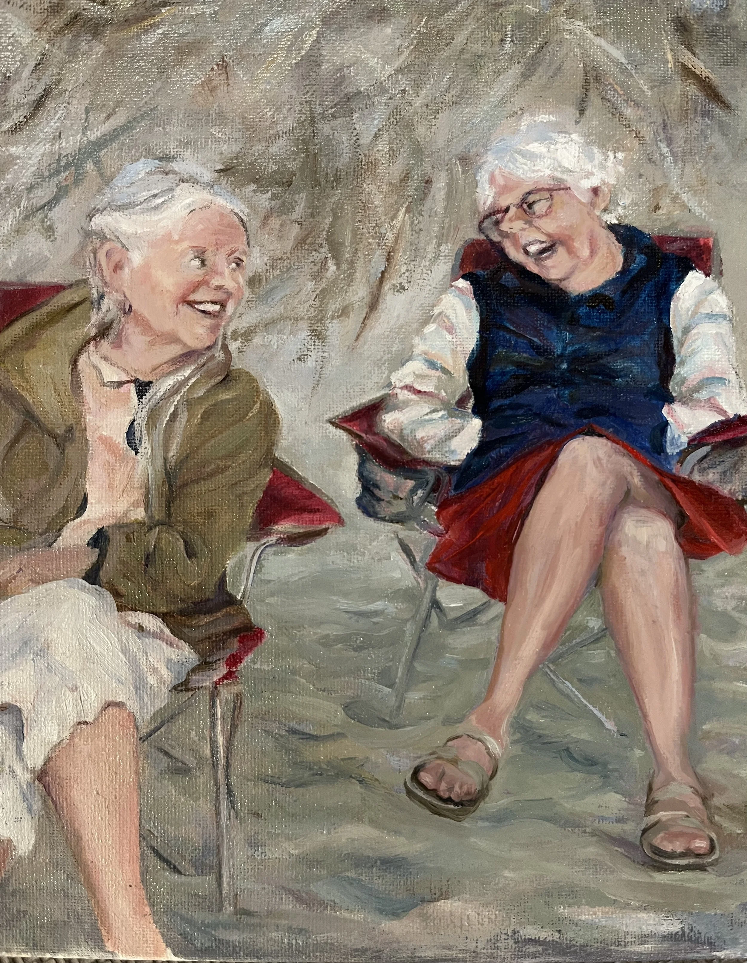What's so funny?
Oil on canvas
12" X 14"
SOLD