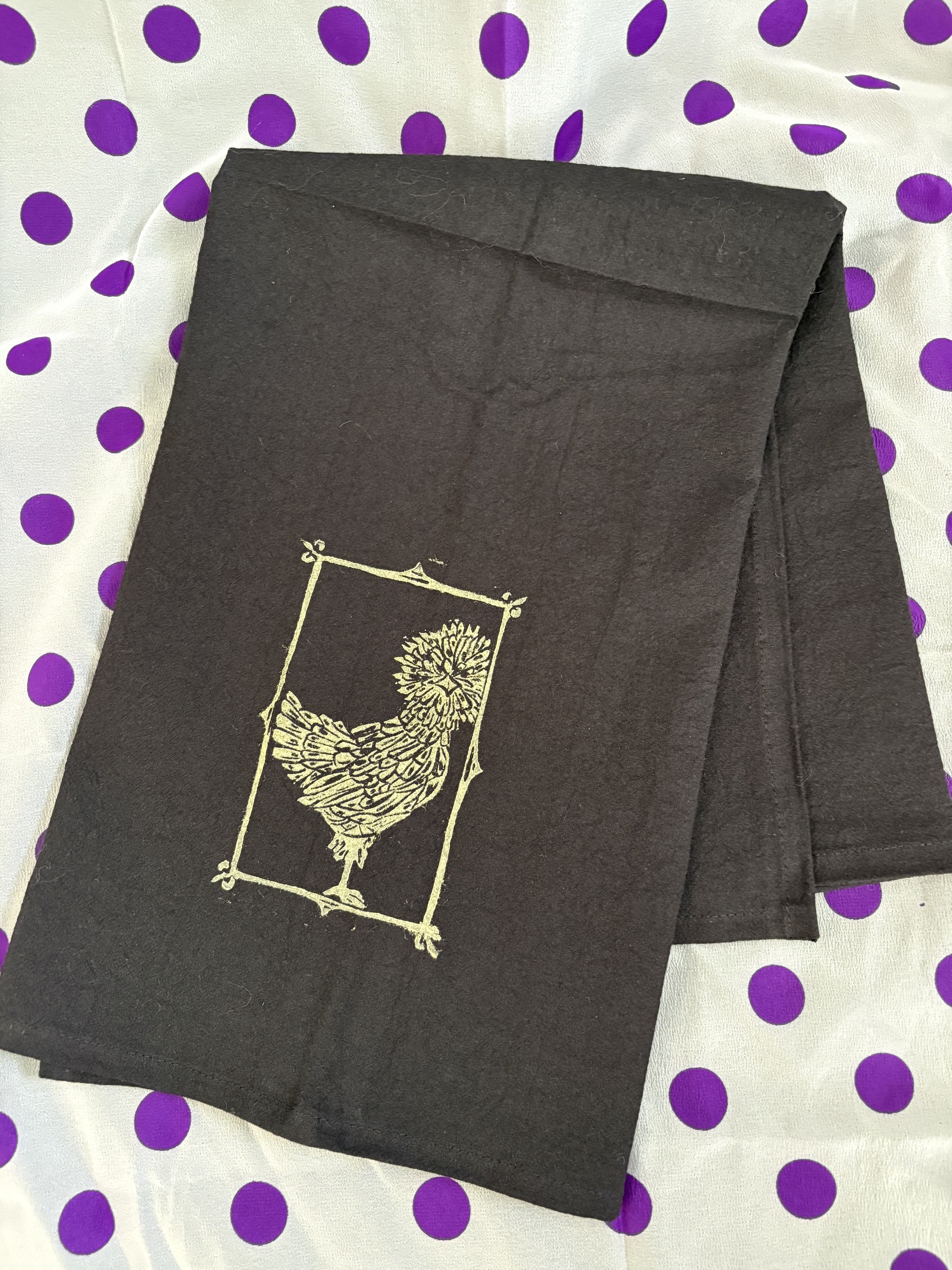 Life of a Wild Chicken Tea Towel