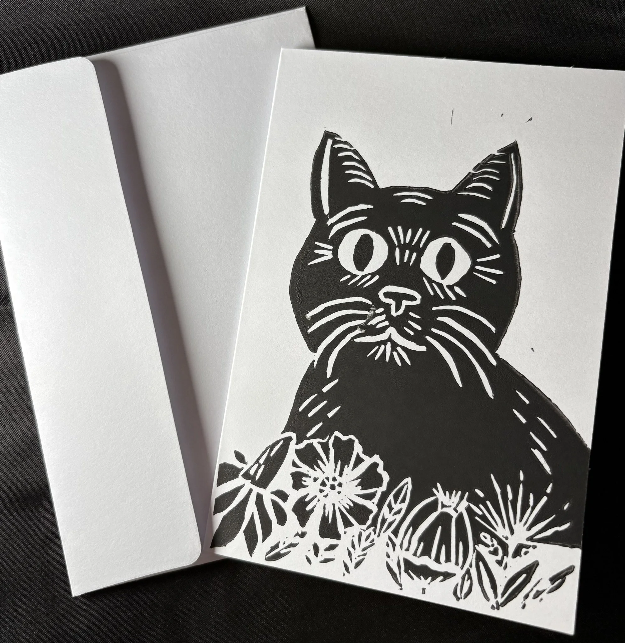Cat Collection - Oracle of the Flower Bed Cat Black by Art Oracle Emily2.jpeg