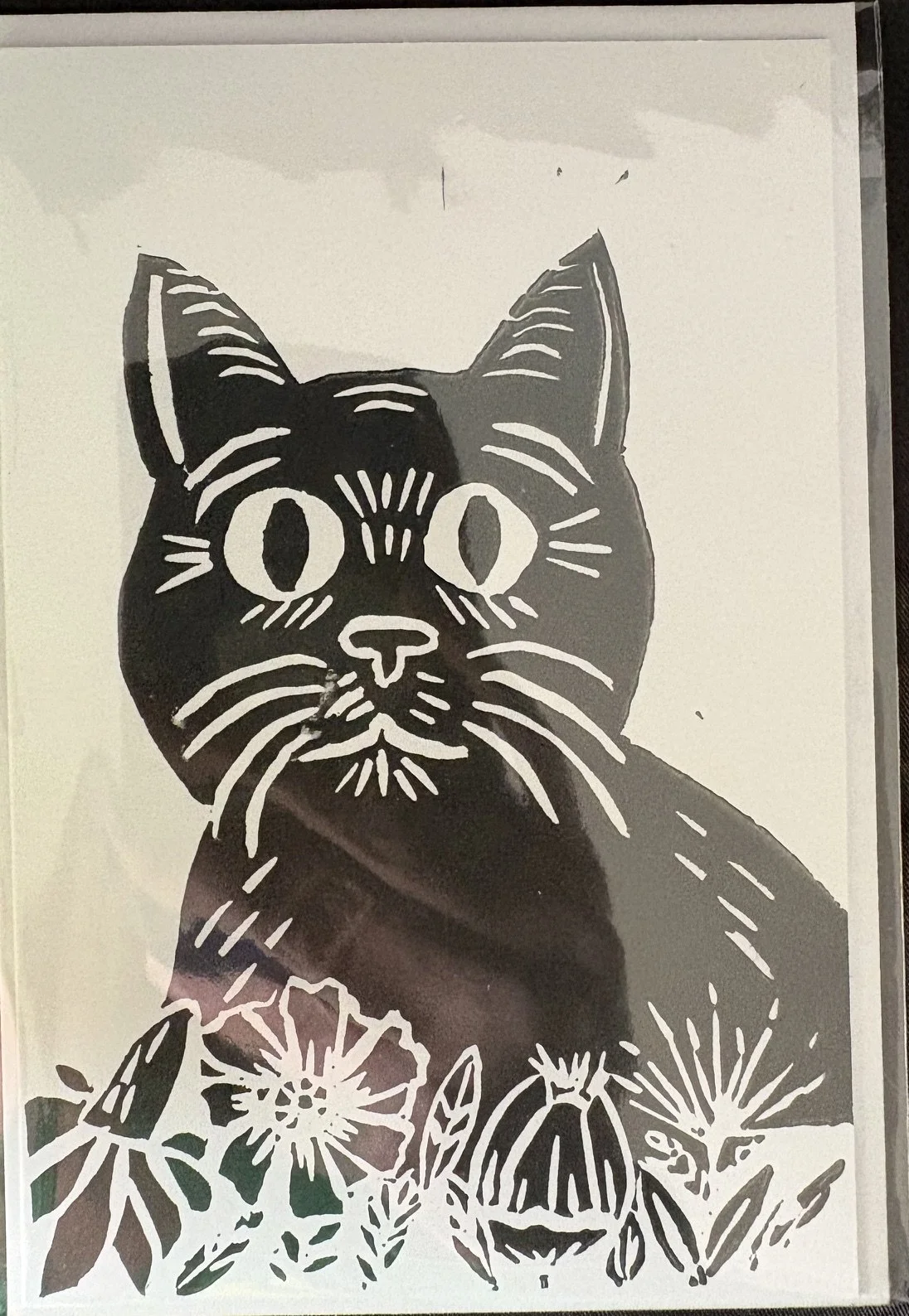 Cat Collection - Oracle of the Flower Bed Cat Black by Art Oracle Emily4.jpeg