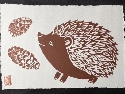 Holiday+Collection+Woodland+Hedgehog+by+Art+Oracle+Emily+-+Original+Print.jpg