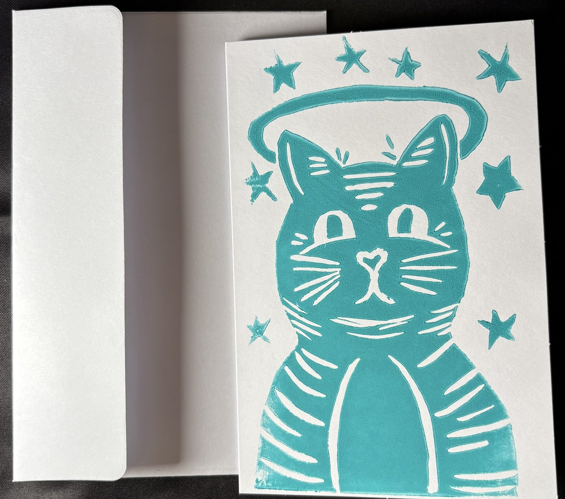 Cat Collection Turquoise Oracle Angel Cat by Art Oracle Emily.jpeg