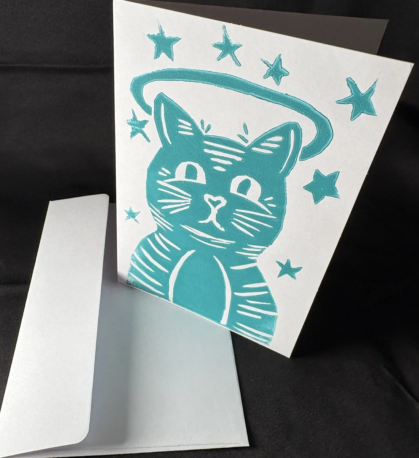 Cat Collection Turquoise Oracle Angel Cat by Art Oracle Emily2.jpeg