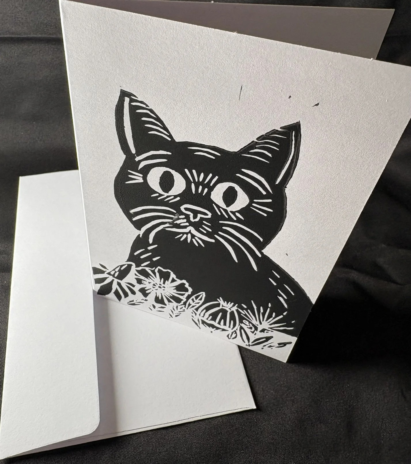 Cat Collection - Oracle of the Flower Bed Cat Black by Art Oracle Emily3.jpeg