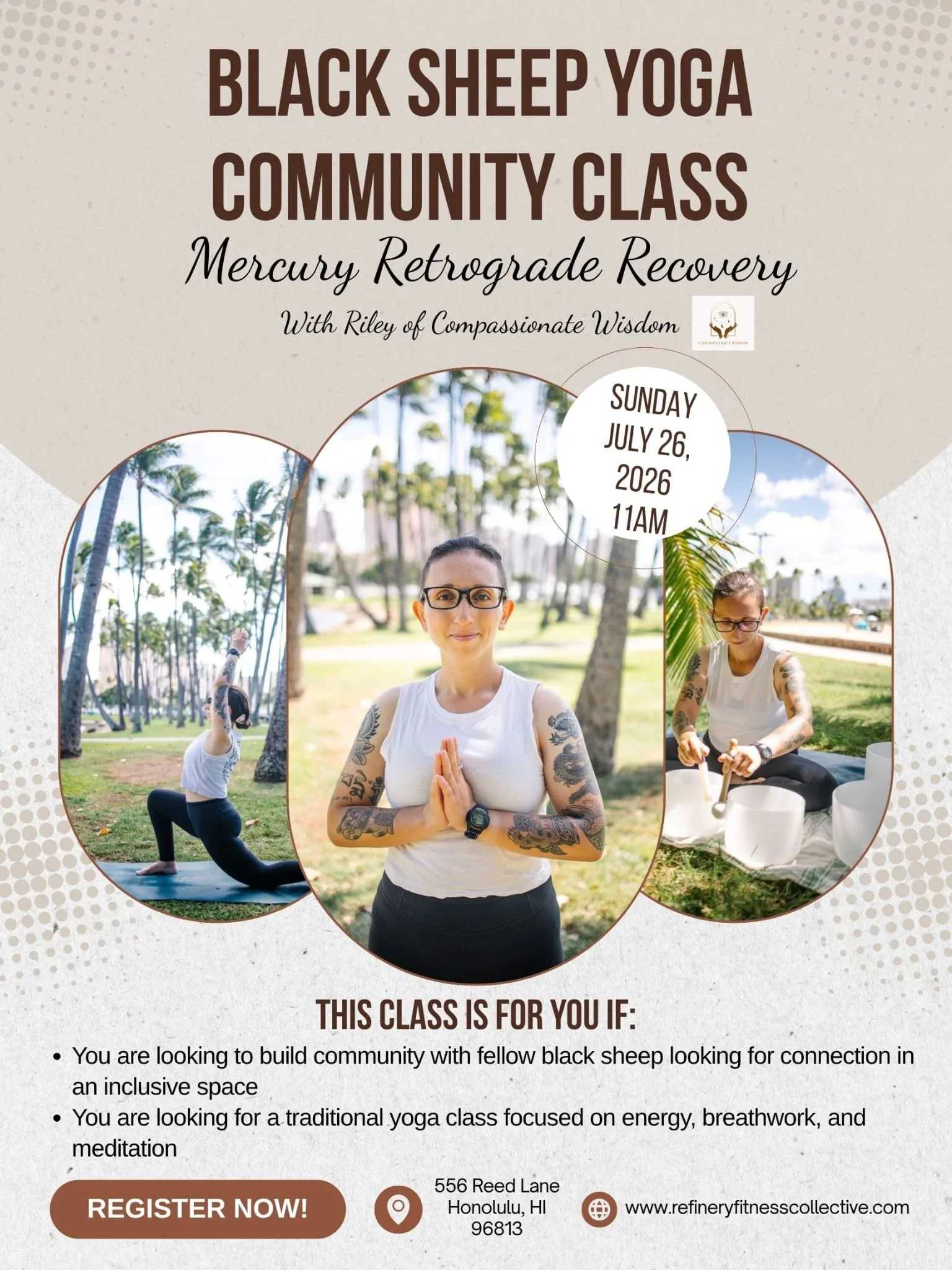 Black Sheep Yoga Community Class: Mercury Retrograde Recovery