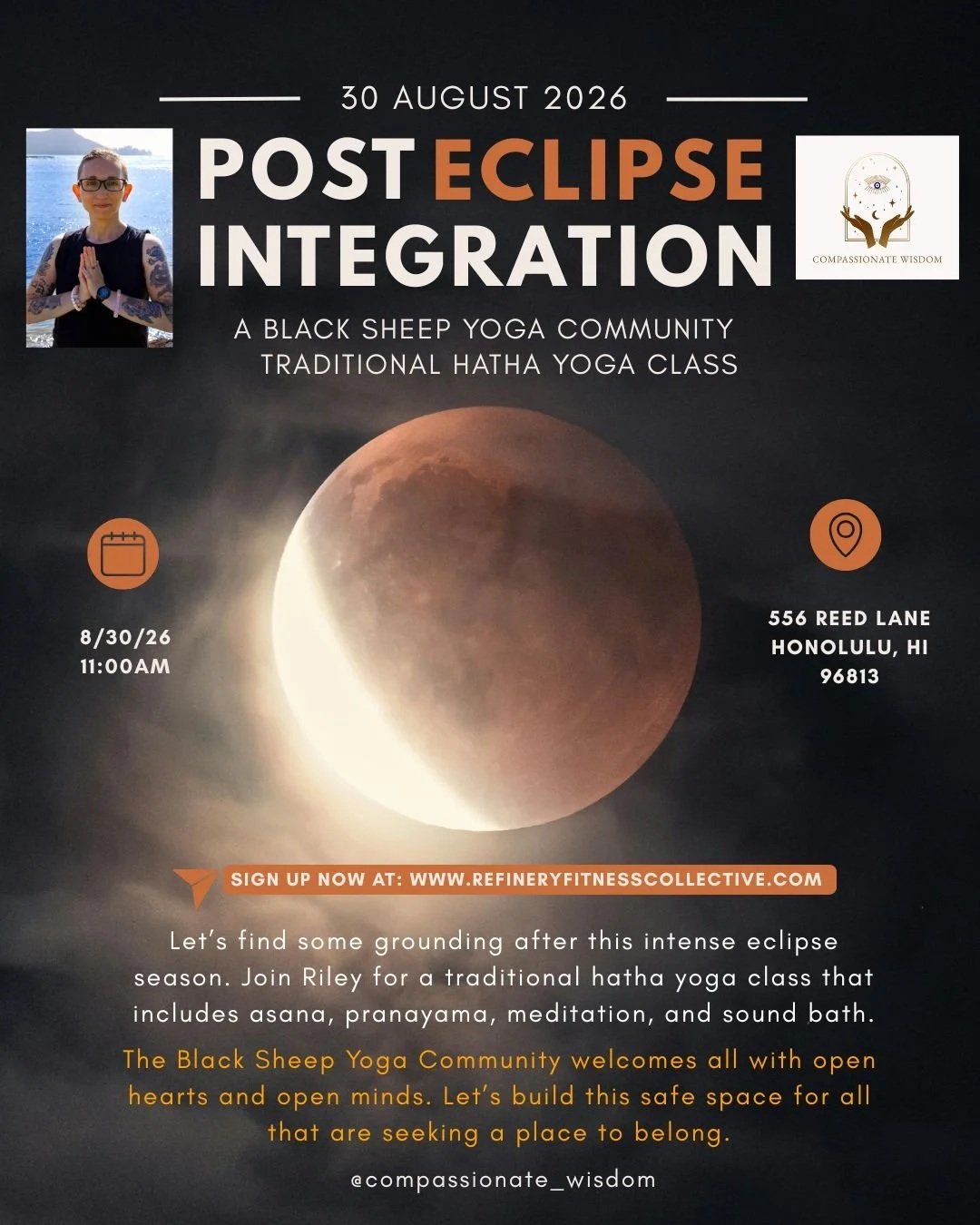 Post Eclipse Black Sheep Yoga Community Class