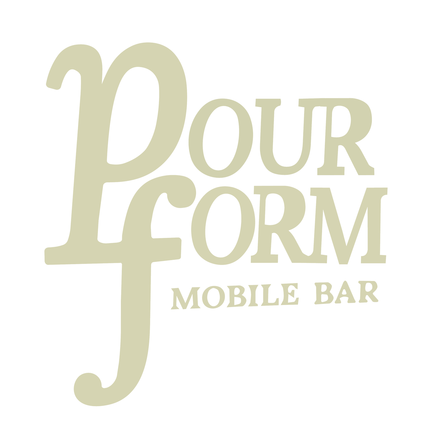 Pour Form Mobile Bar