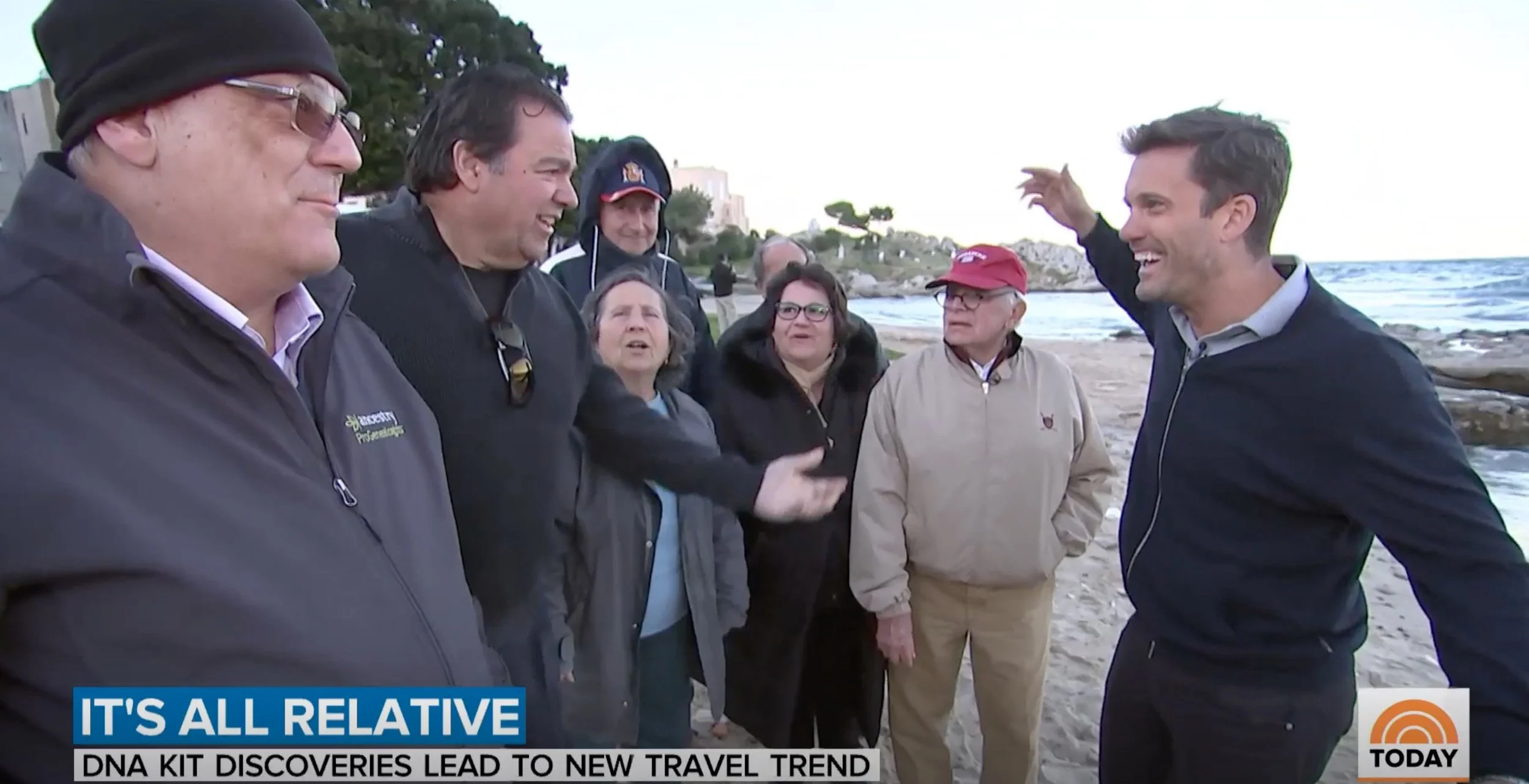 TODAY SHOW - DNA kit discoveries leading to new travel trend