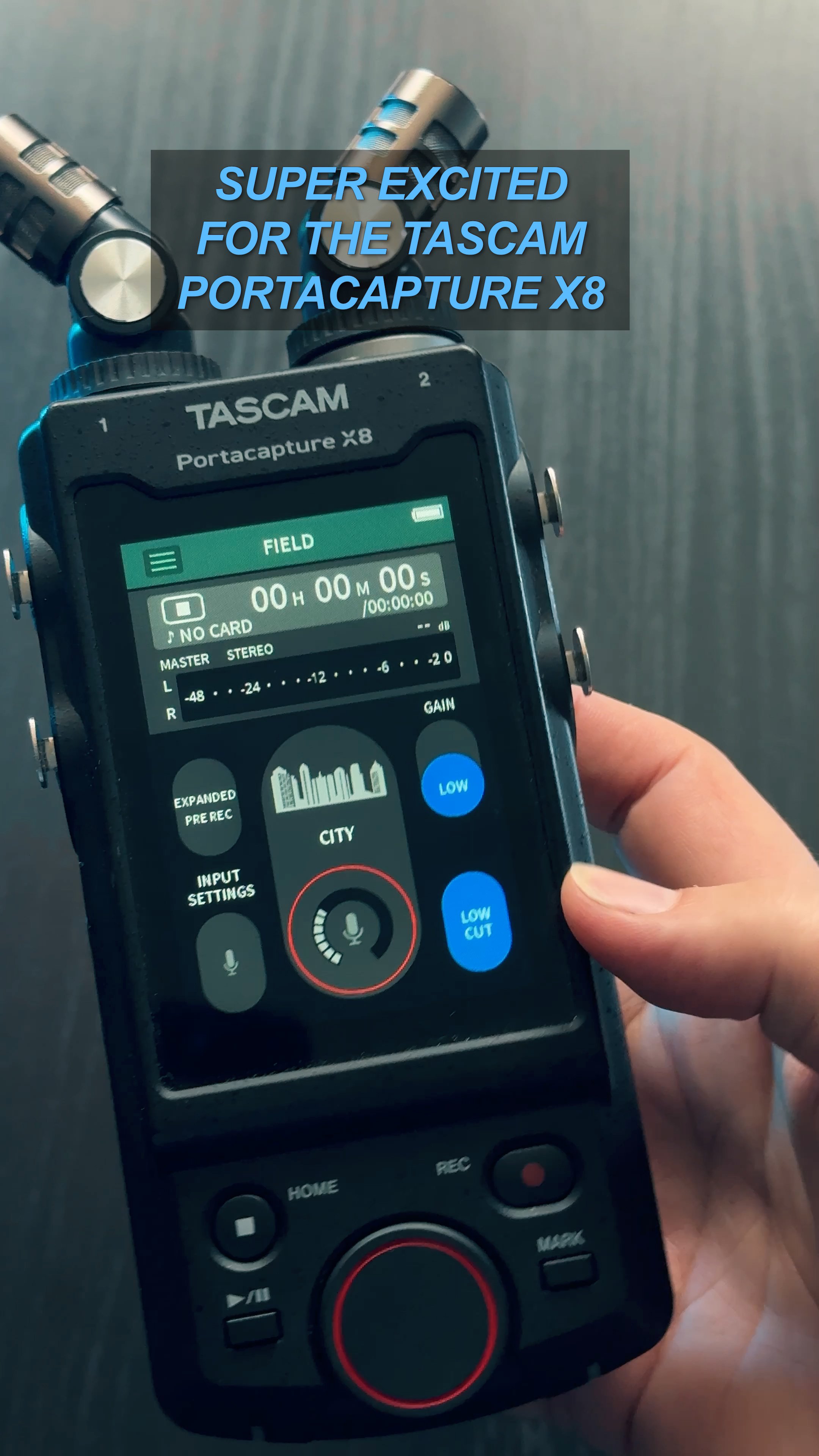 Upgrading to the Tascam Portacapture X8 from the Zoom H4n Pro