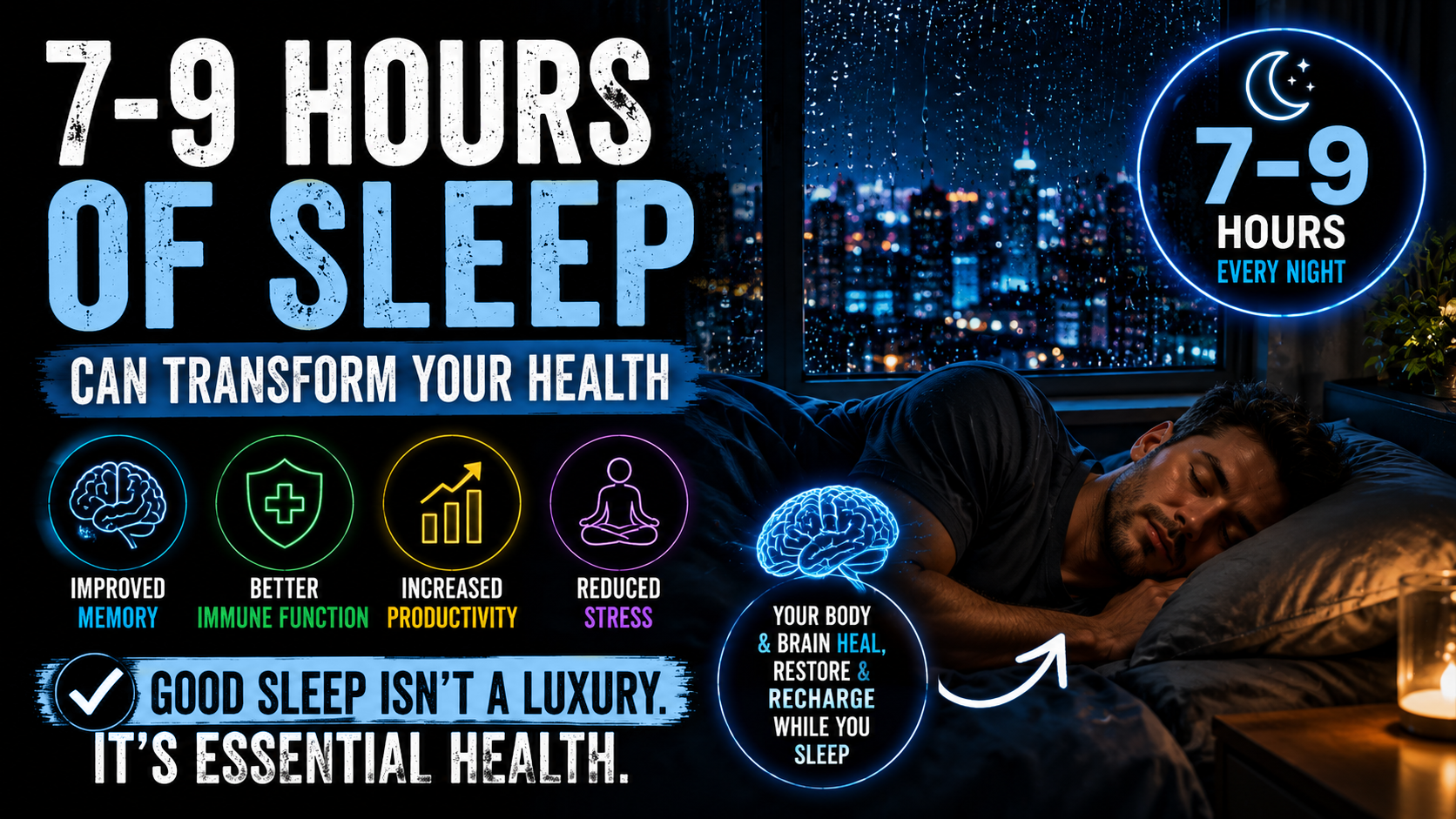 Why Getting 7–9 Hours of Sleep Is So Important