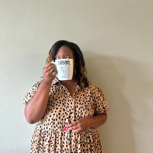 brand strategist with coffee