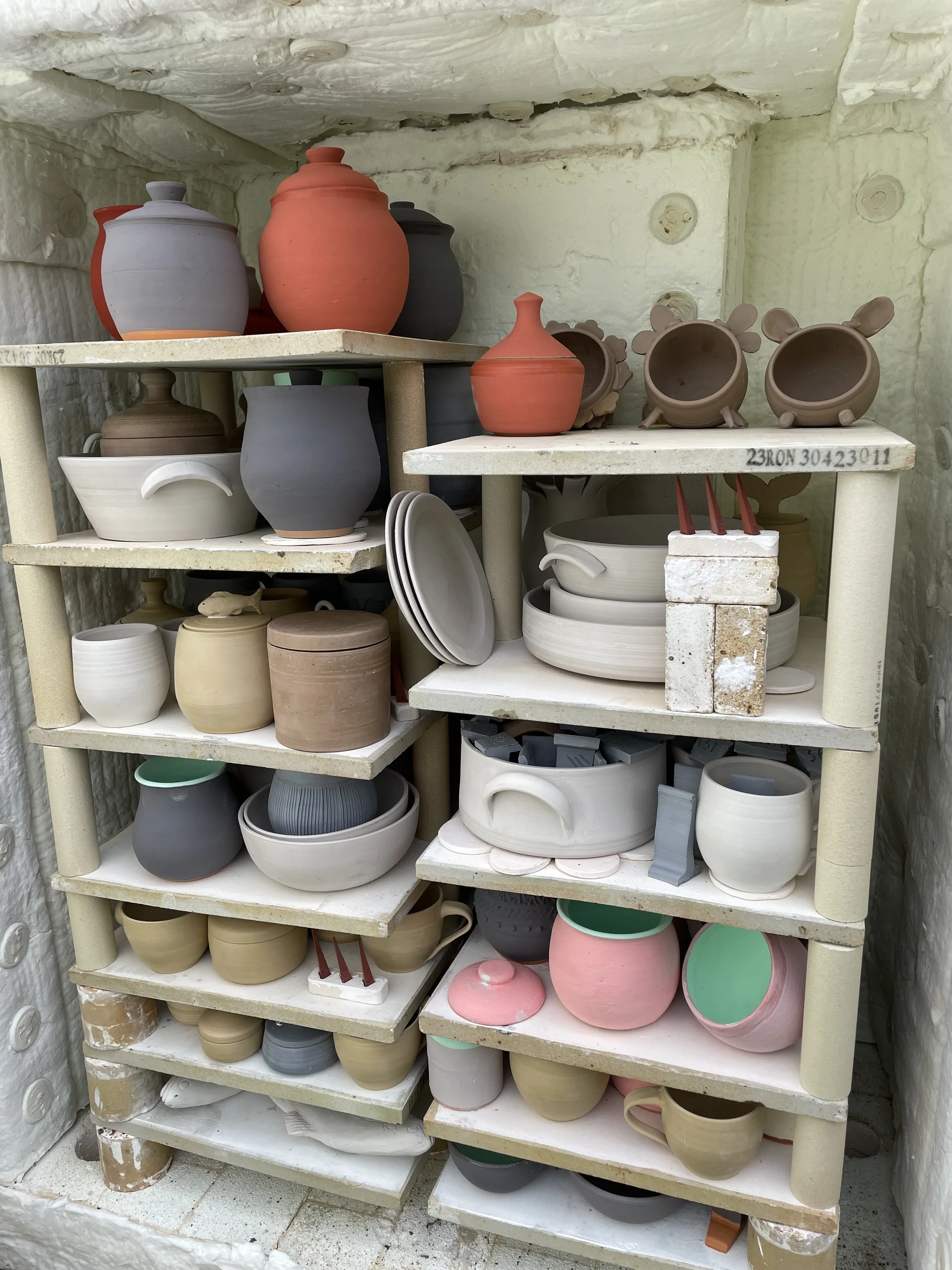 Kiln interior