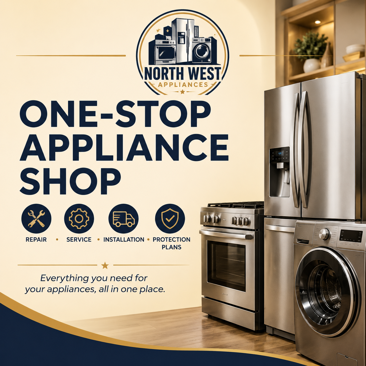 North West Appliances provides appliance repair service in Haleyville, Alabama