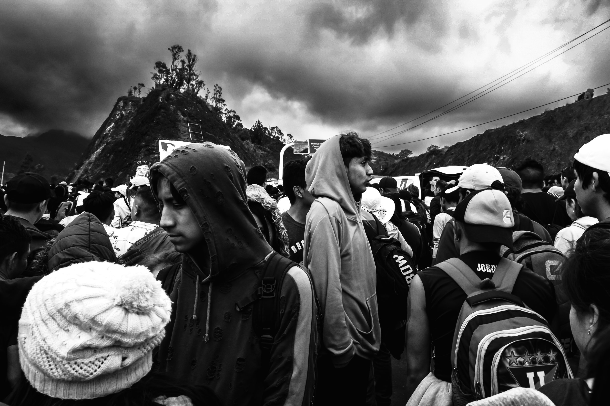 Caminata Virgen del Cisne (Churonita) - sector El Villonaco. Loja. 2019