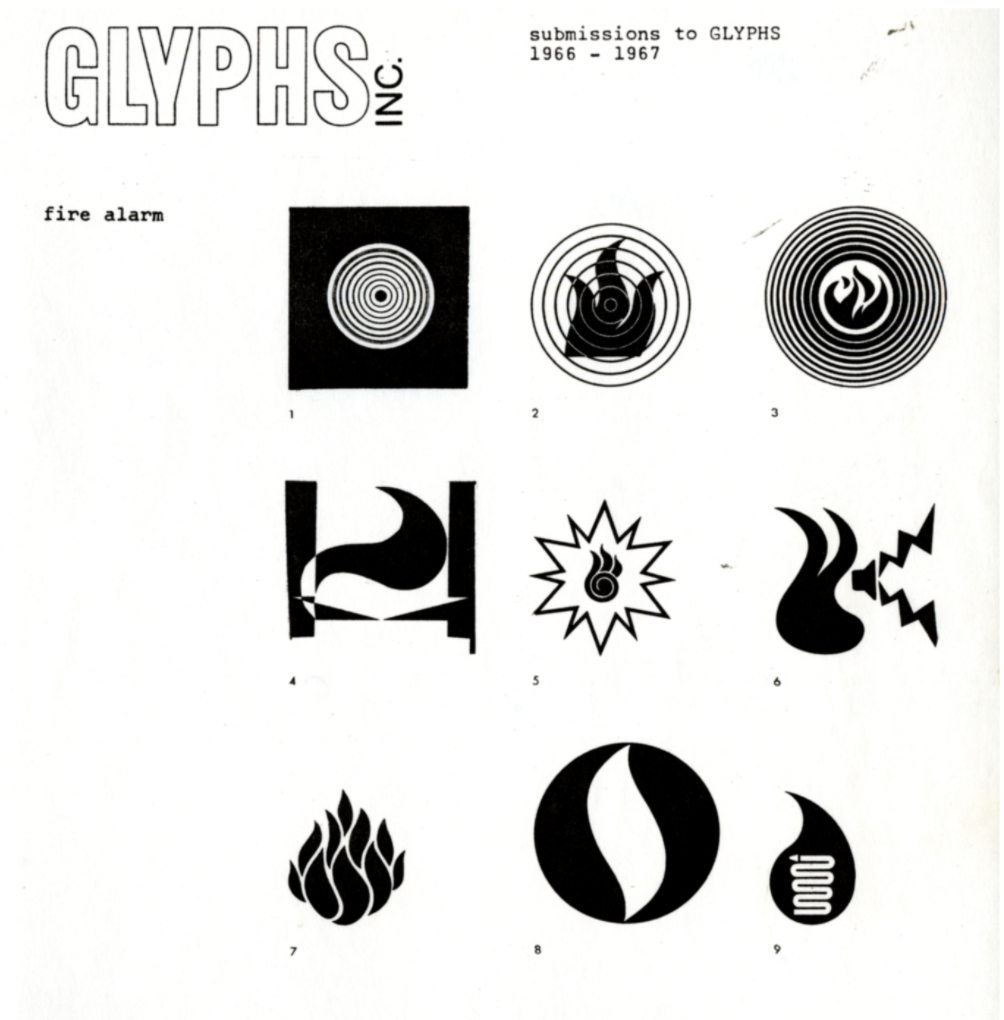 9 - 1966-67 Glyphs competition - fire alarm.png