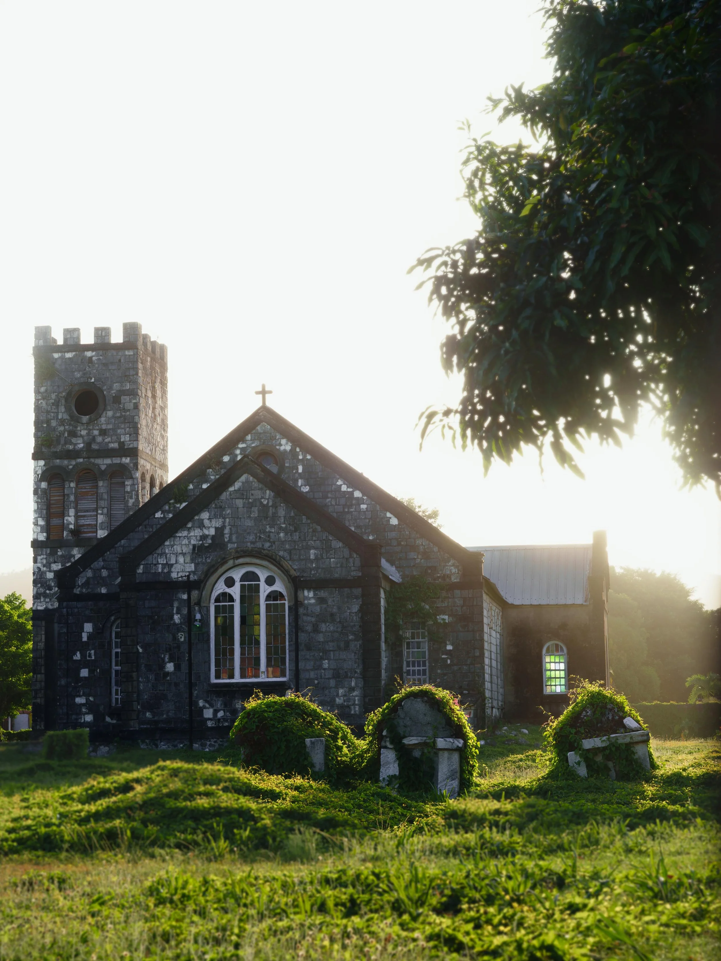 This church outlived its own parish. 
St George&rsquo;s in Buff Bay went up in 1814, built from cut stone that arrived in Jamaica as ballast in the holds of English ships &mdash; stone that crossed an ocean as dead weight and ended up as walls. It wa