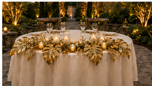 Elegant outdoor event styling and tablescape design in Orange County