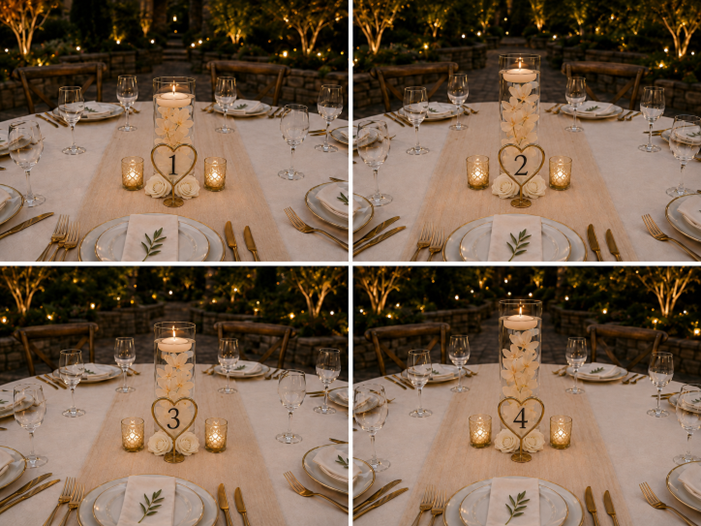 Elegant gala tablescape and event décor design by OC Premier Hospitality Group