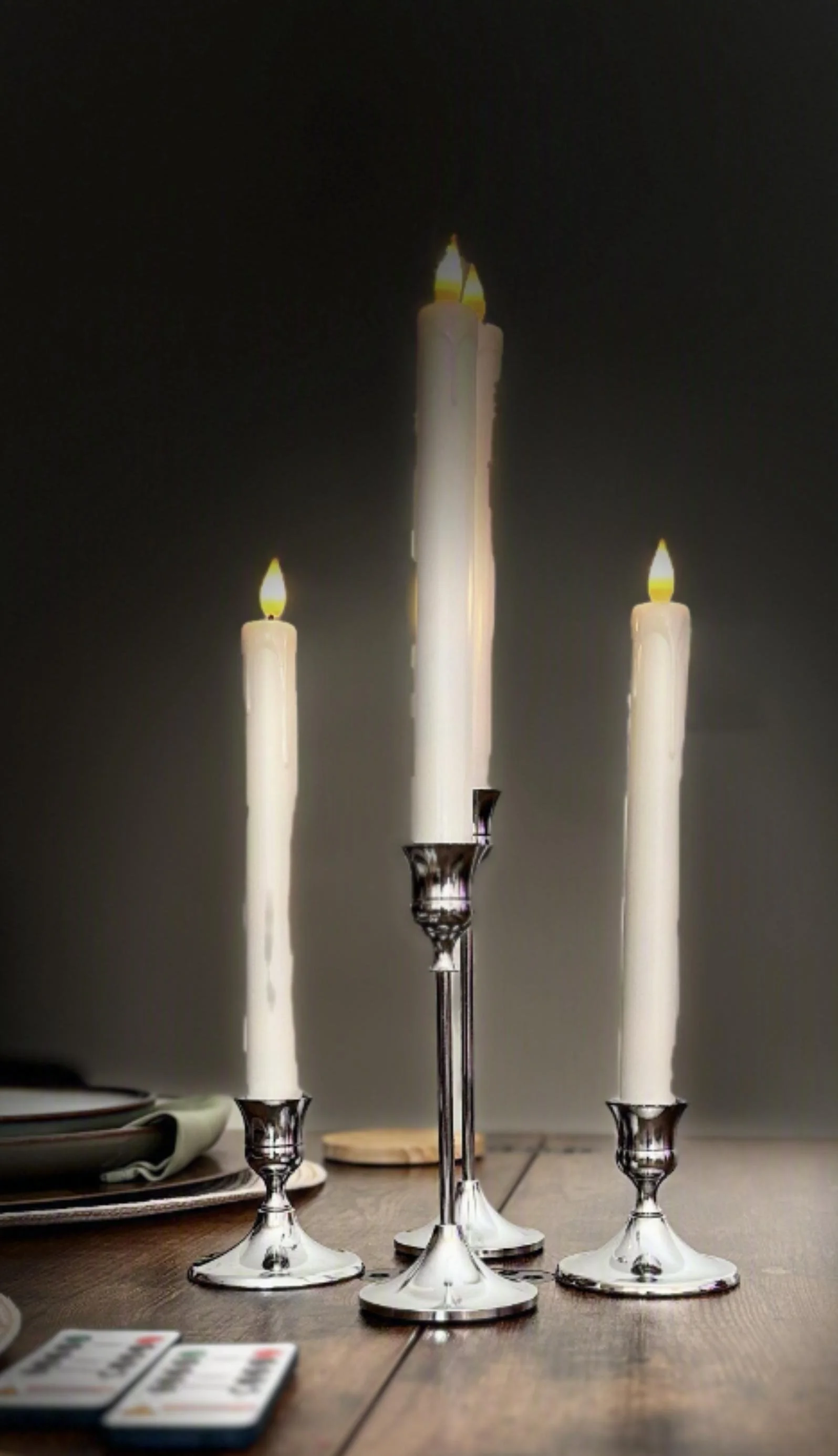 Flamless Tapered Candles 1.JPG