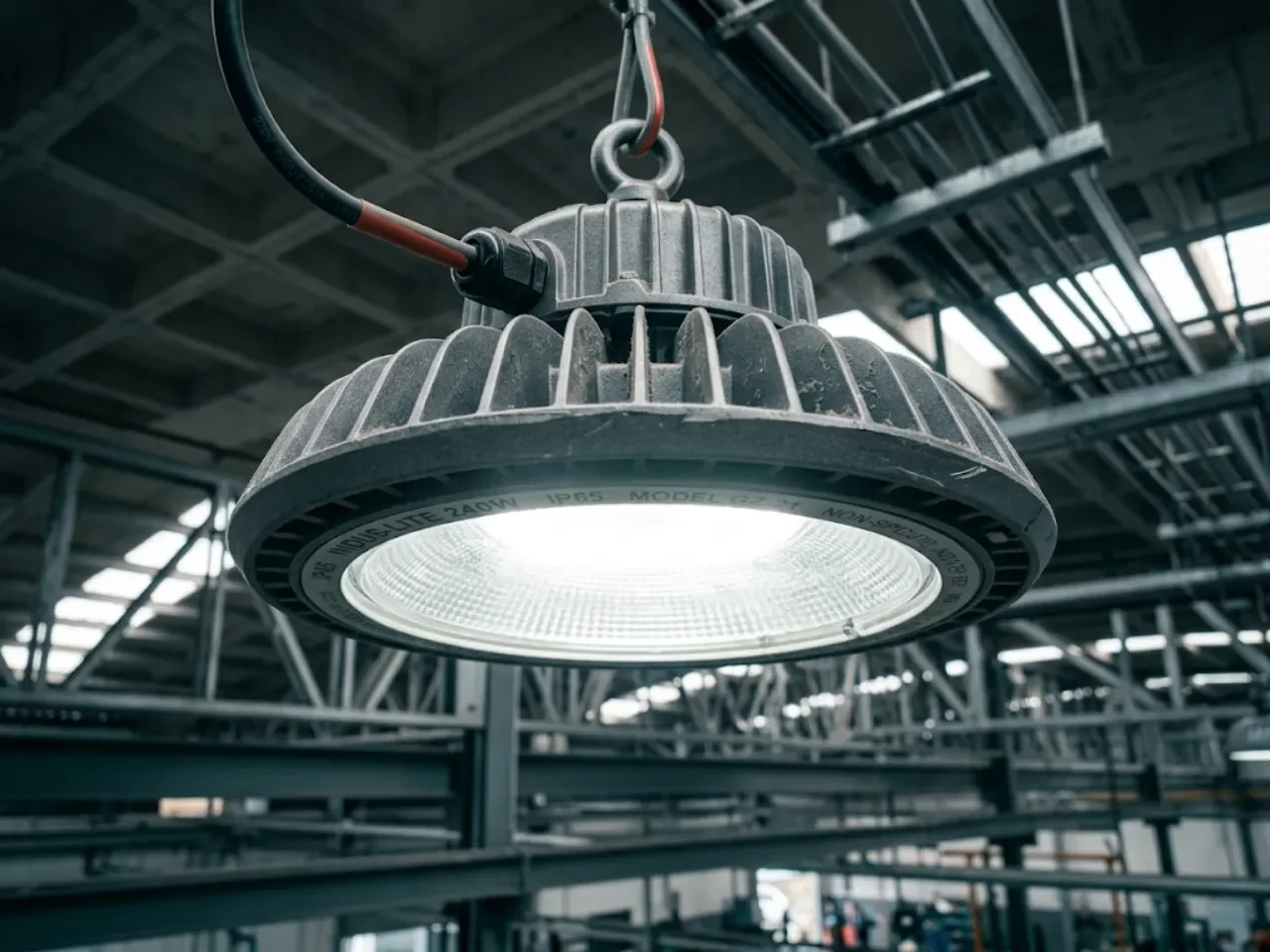 Becquerel - eficiencia energética, luminaria industrial high-bay