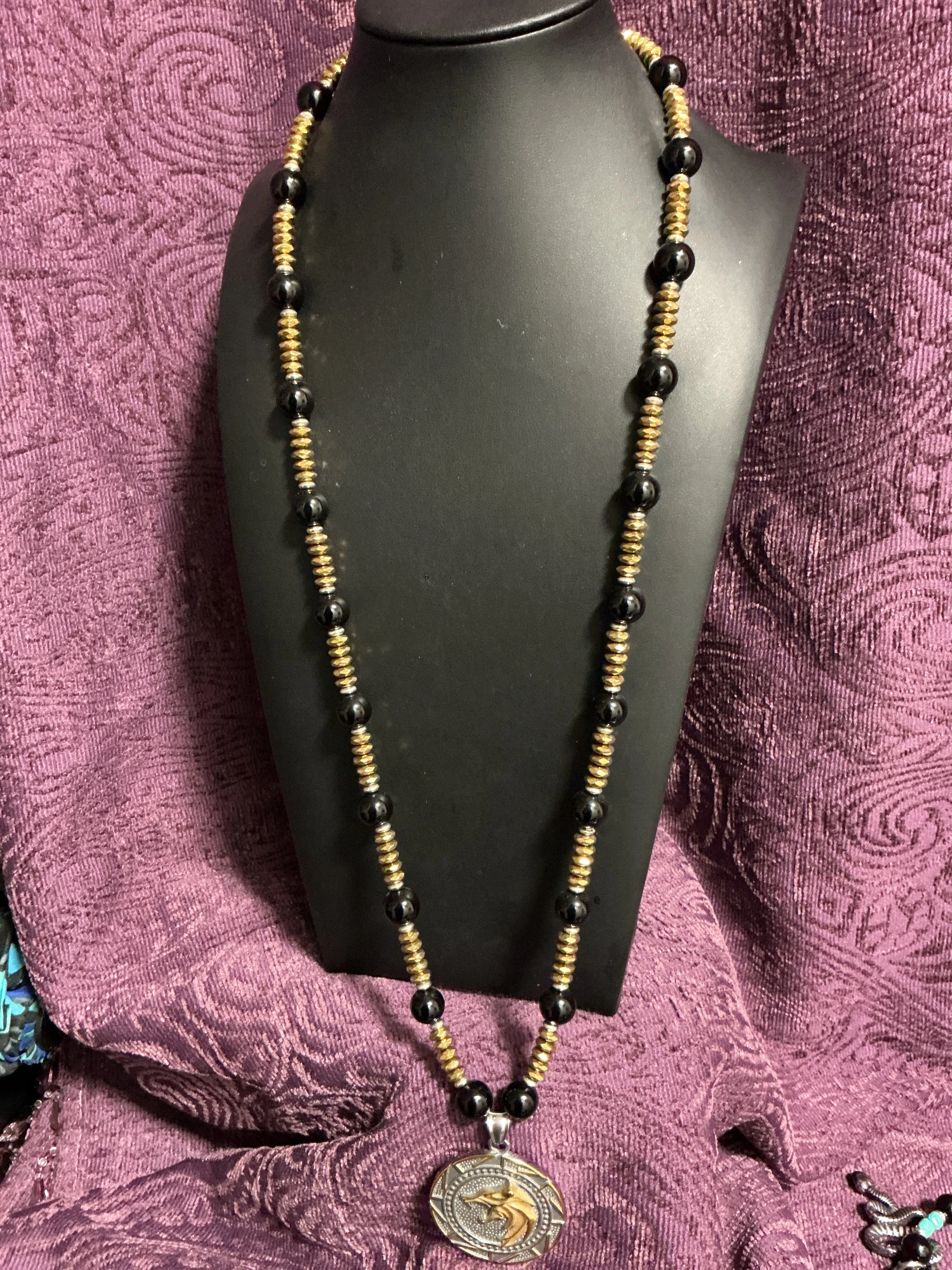 Men’s Witcher Wolf Long Necklace