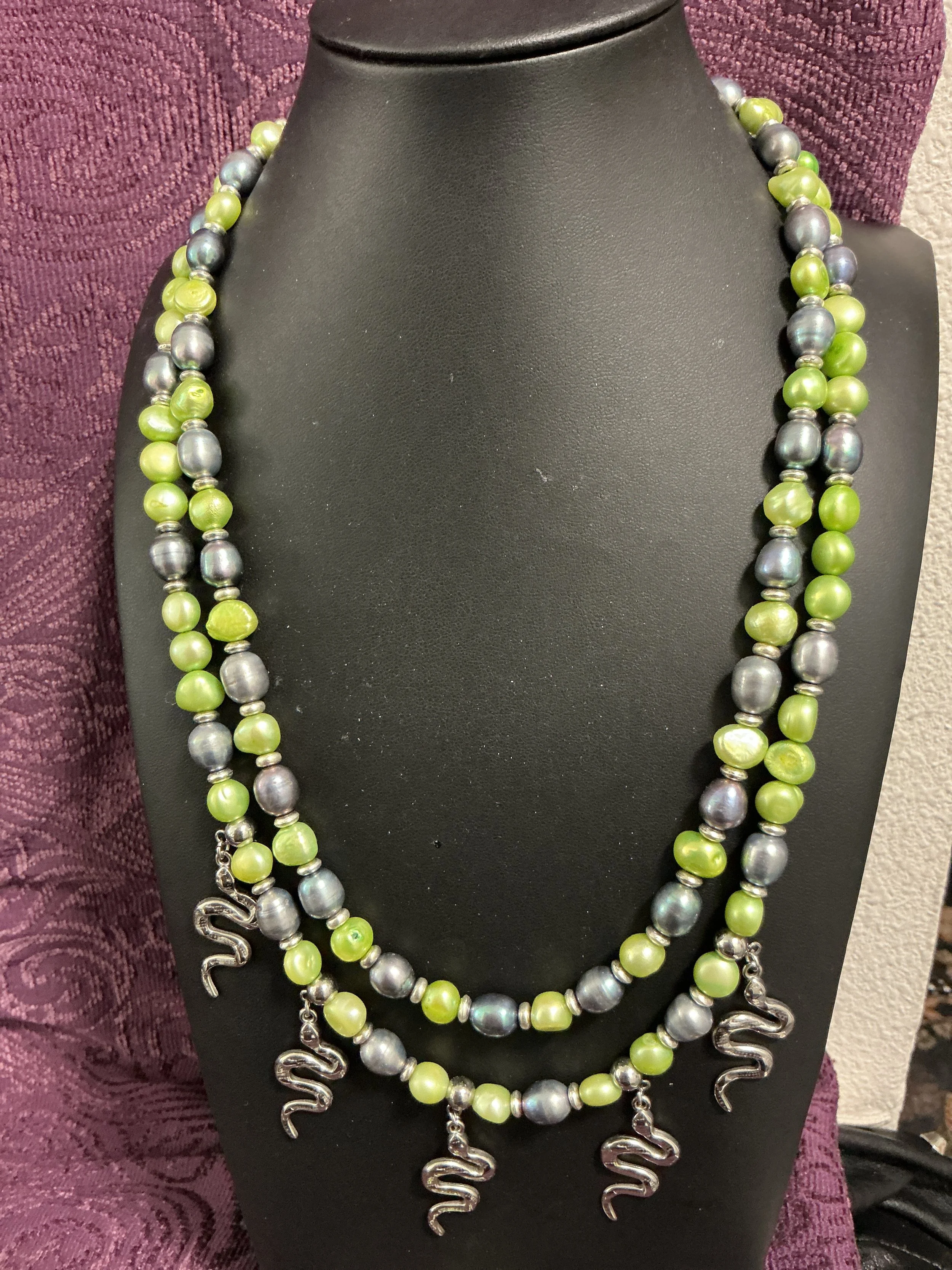 The Medusa Necklace & Earrings