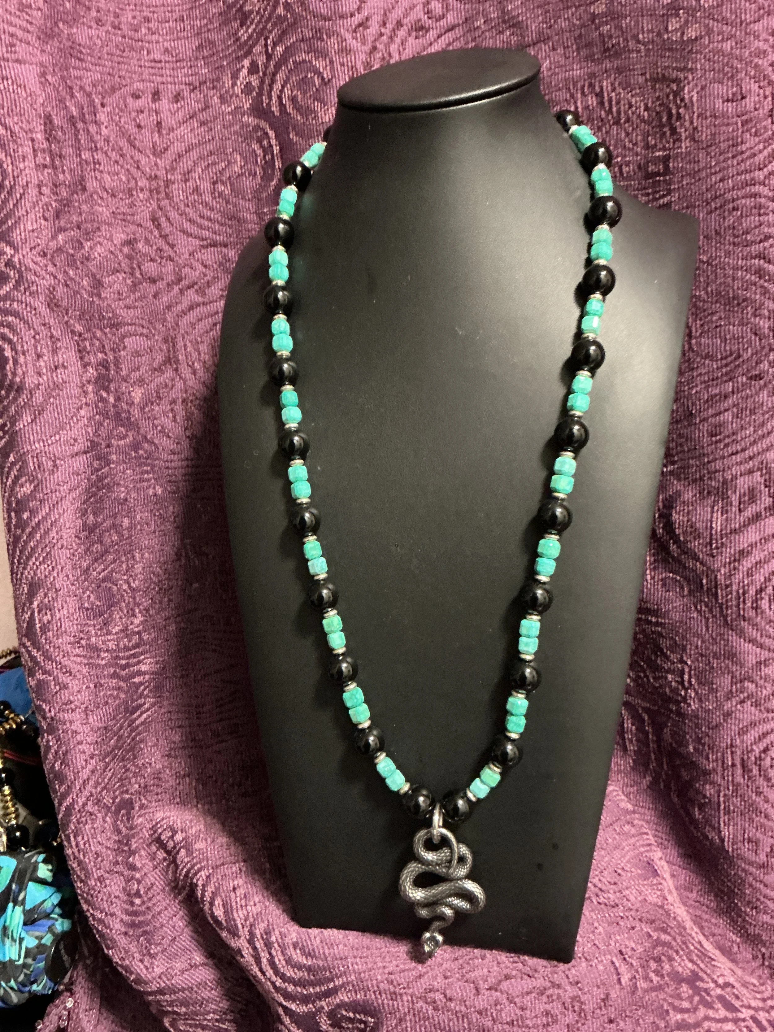Men’s Snake Long Necklace