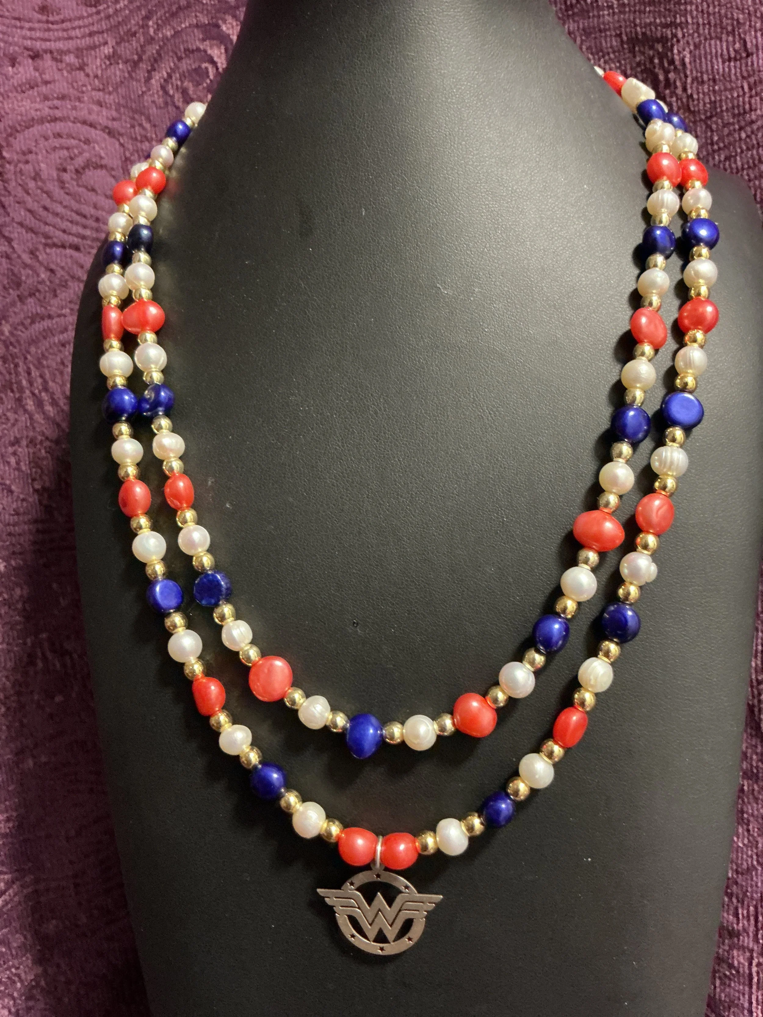 DC’s The Wonder Woman Necklace, Earrings & Bracelet Set