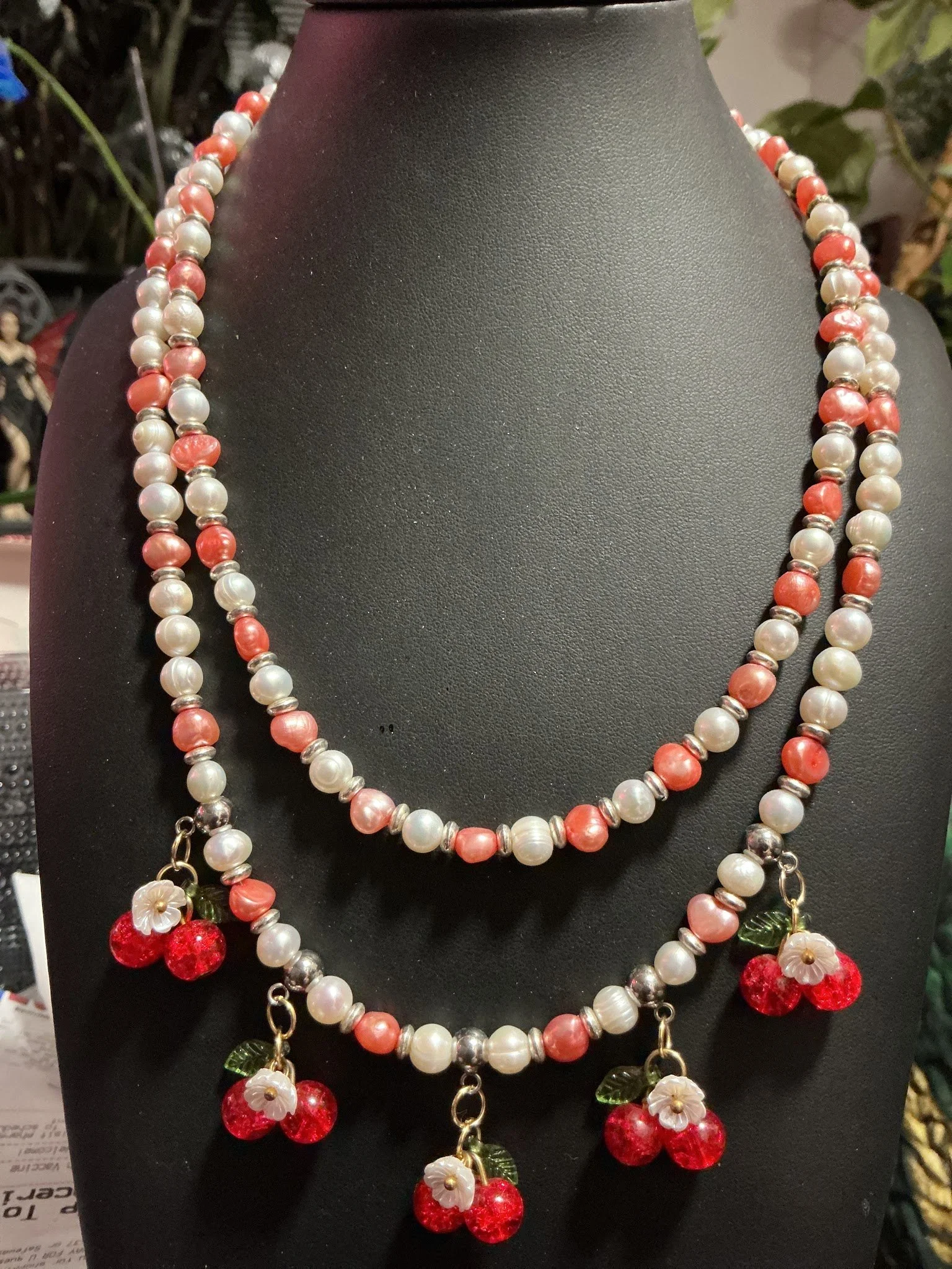 DS Cherry Blossom Necklace & Earrings