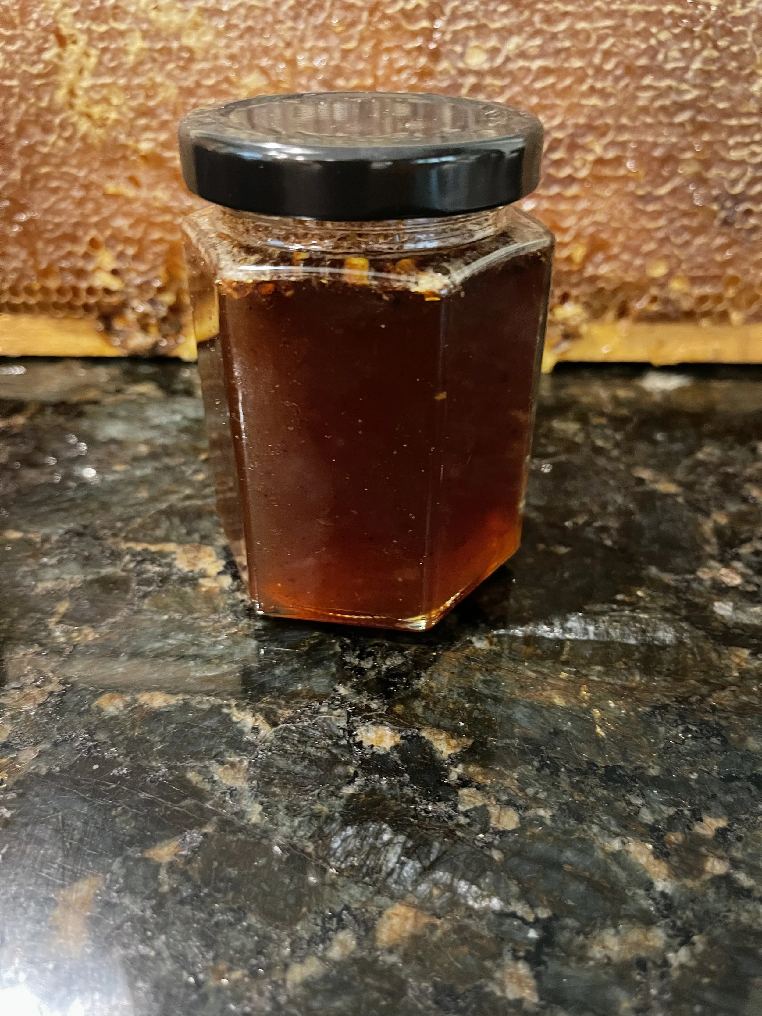 Habanero Hot Honey 8 oz jar or honey bear bottle