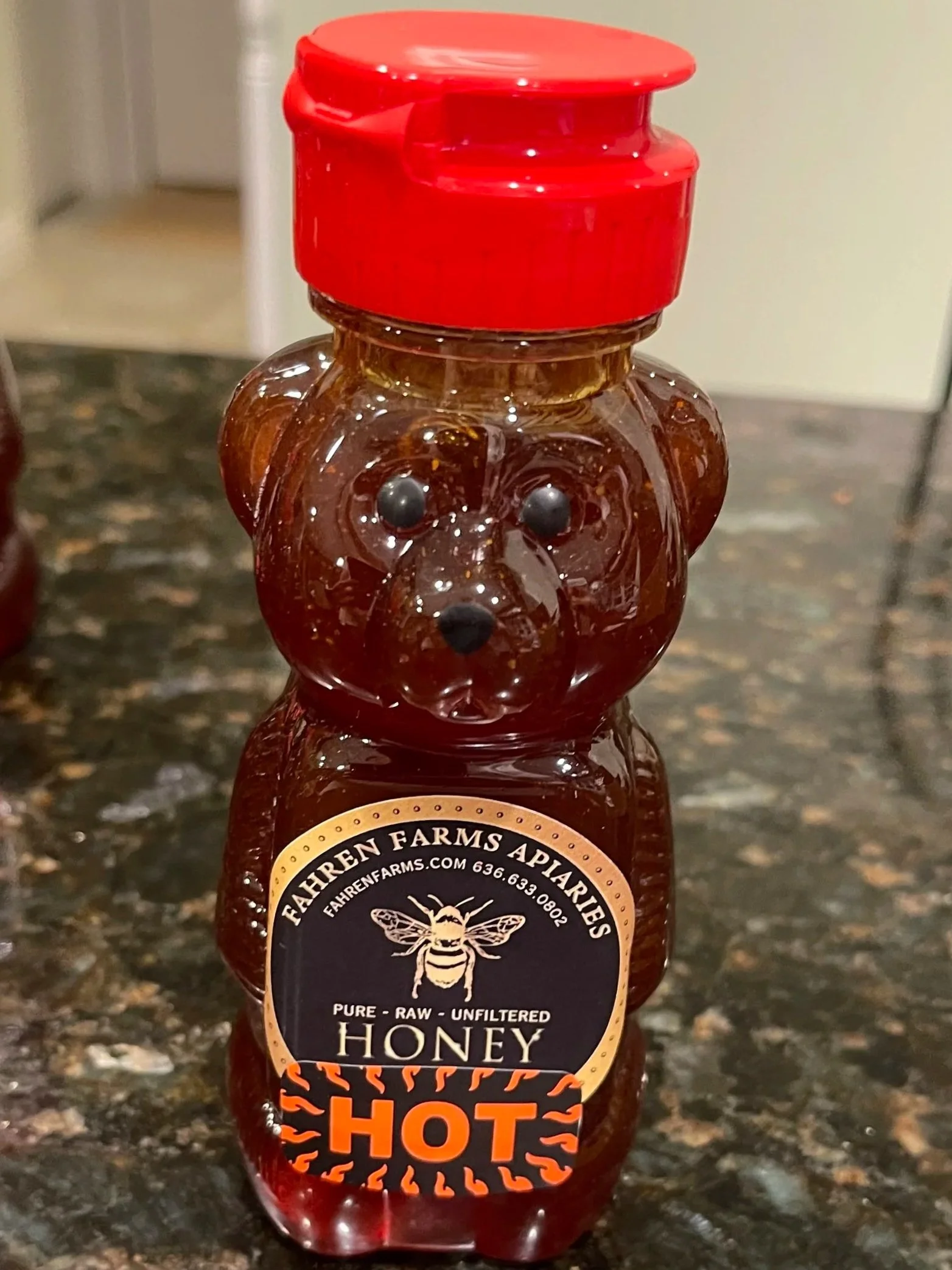 Habanero Hot Honey 8 oz jar or honey bear bottle