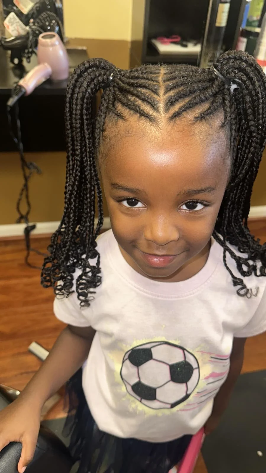 CORNROW FOR KIDS ADD HAIR