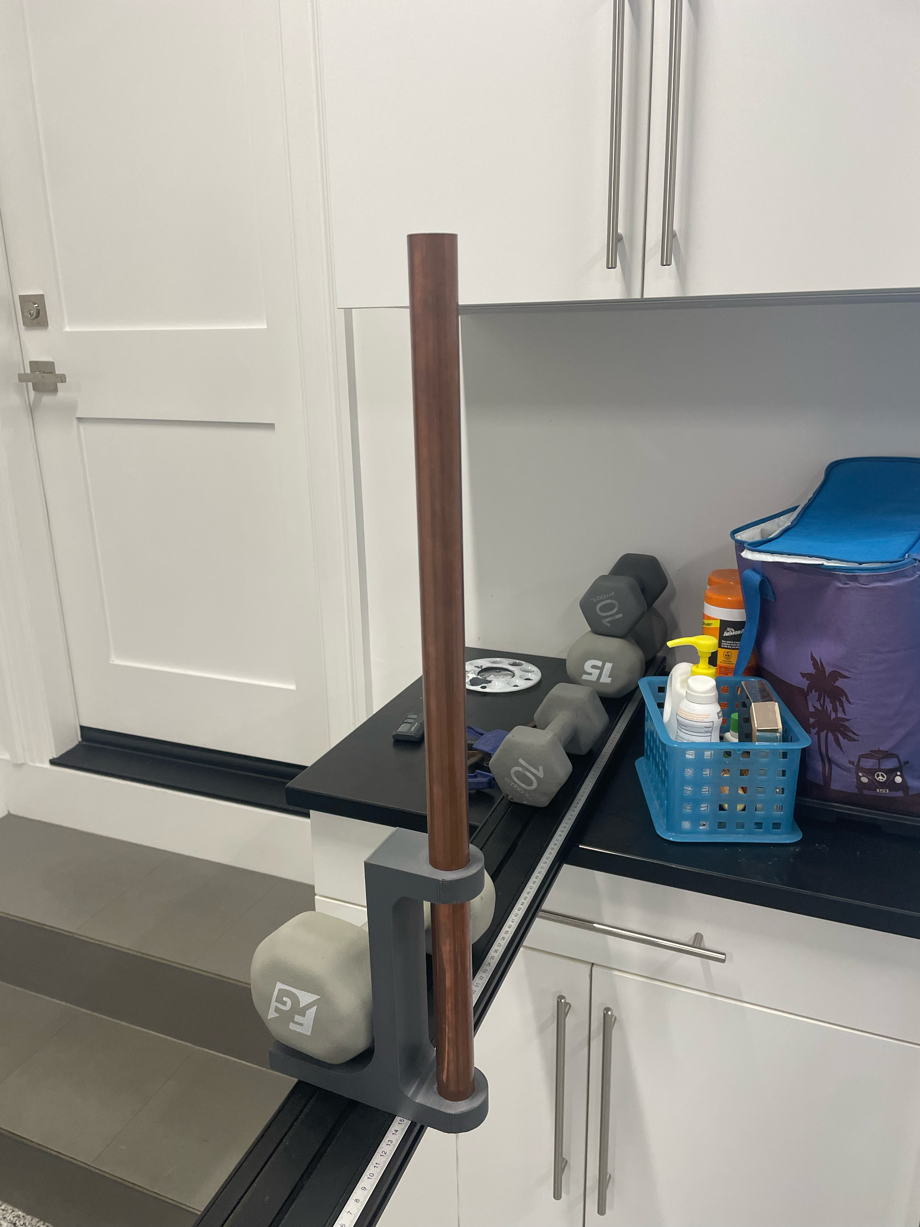 Terminal velocity magnet setup
