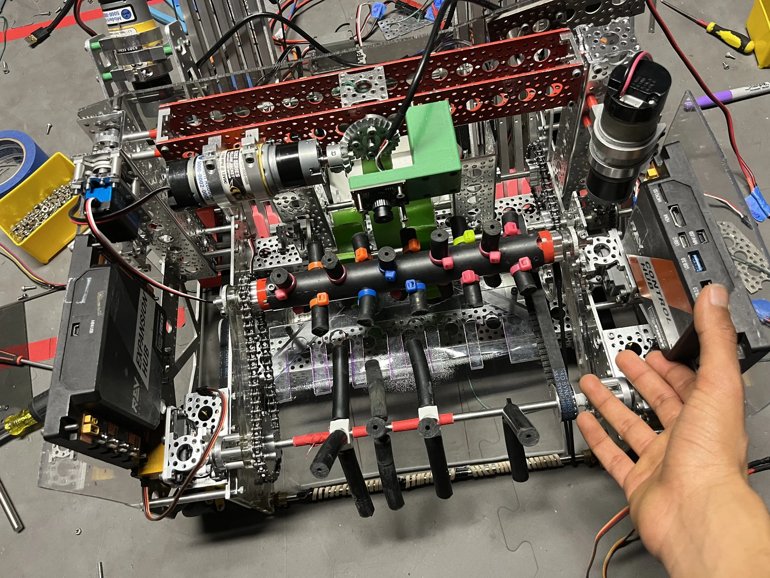 Bird's-eye intake view
