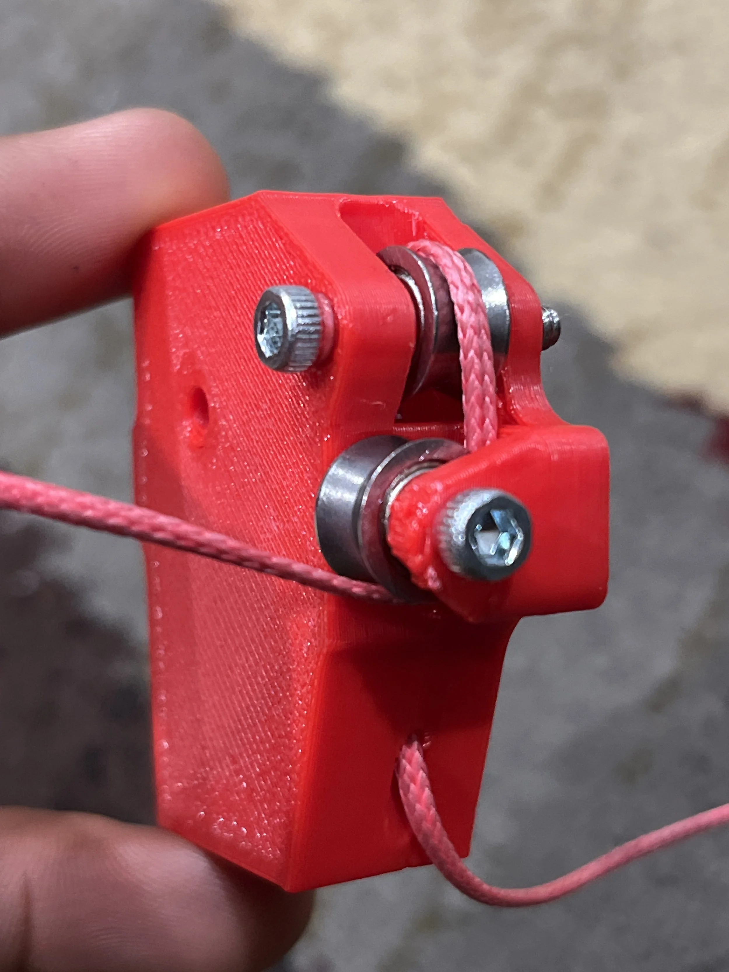 Pulley mechanism for the lift