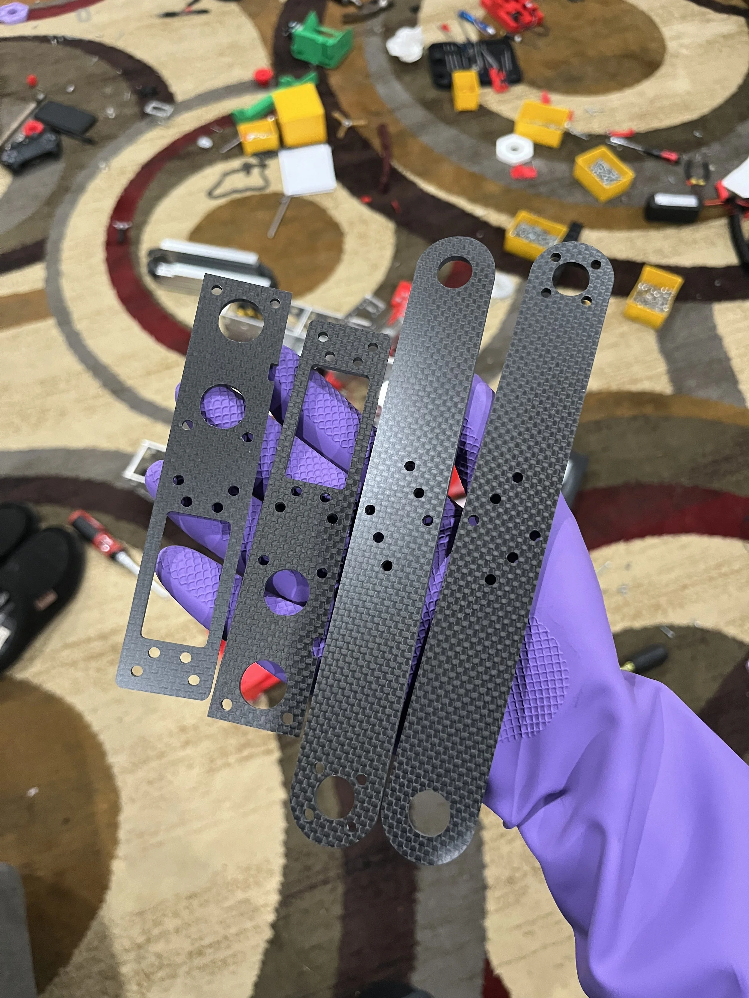 Carbon-fiber parts