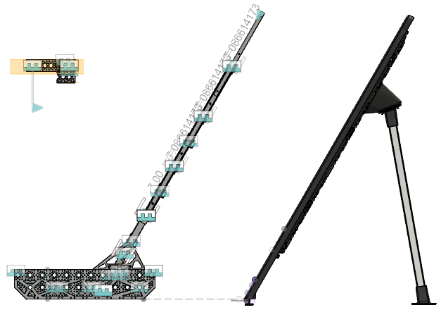 Lift design in CAD