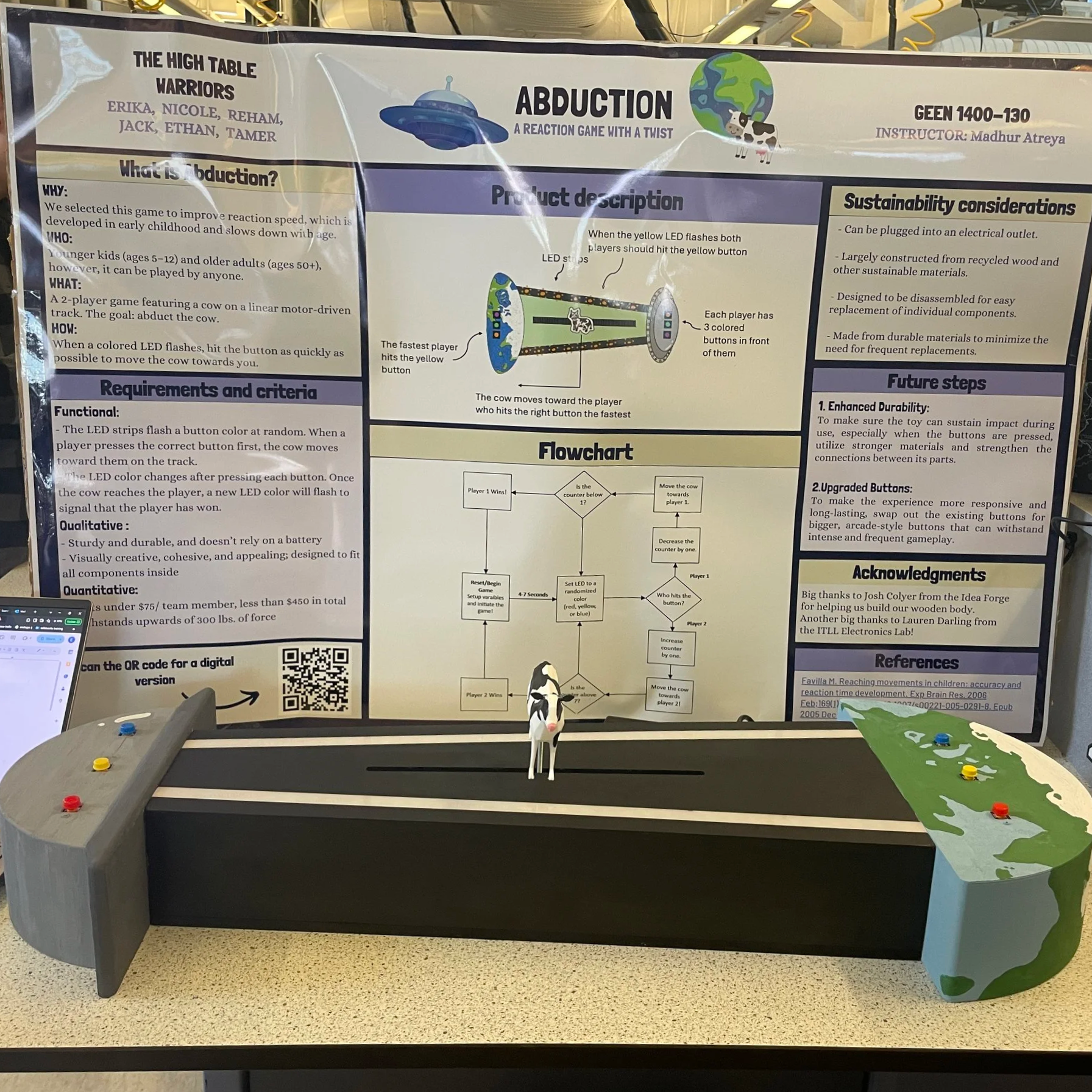 Abduction: A Reaction-Time Game