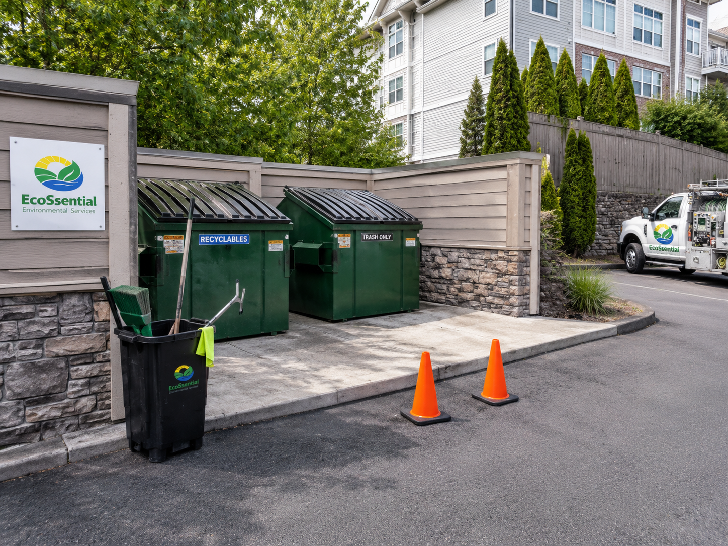 Waste-Area Cleaning