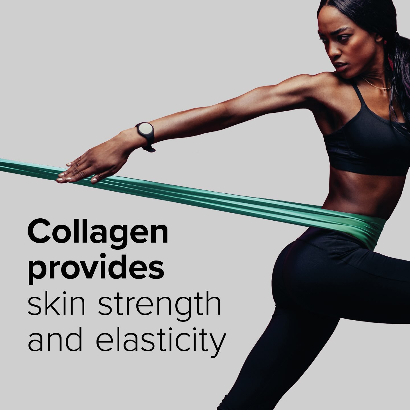 Let&rsquo;s talk collagen. Collagen helps our skin to feel tight and look youthful. Over time, collagen fibres lose their strength.
To slow down this process, you can actively boost your �
body&rsquo;s own production of collagen. Smooth, youthful-loo