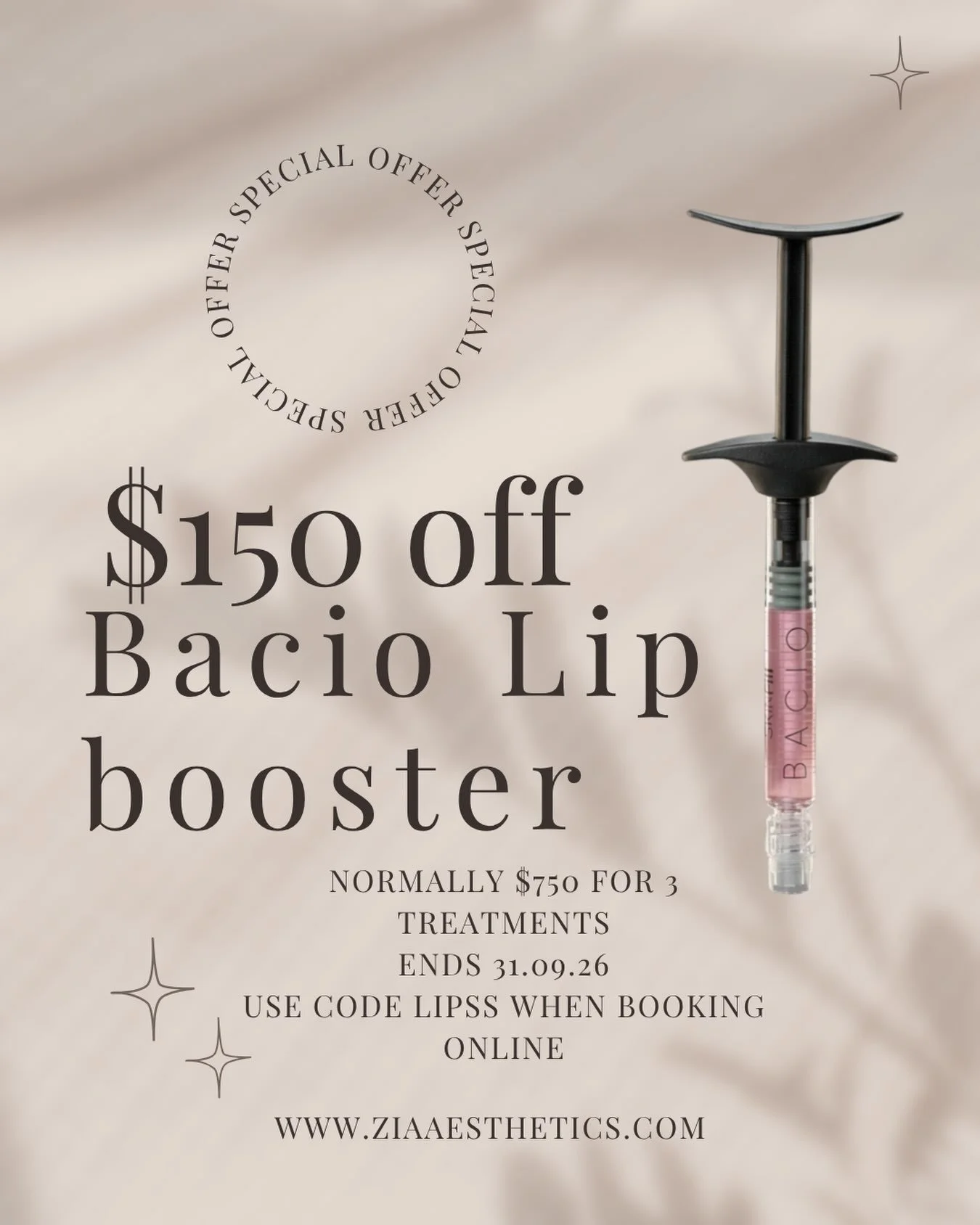 ✨ LIP HYDRATION SPECIAL ✨

Girlies, your lips called&hellip; they&rsquo;re thirsty. 💋

Introducing the Bacio Lip Booster a beautiful treatment designed to boost hydration, softness and that juicy, healthy-looking lip glow without the focus being on 