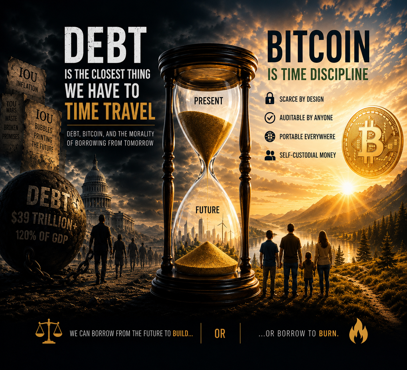 Debt Is the Closest Thing We Have to Time Travel:  Debt, Bitcoin, and the Morality of Borrowing From Tomorrow