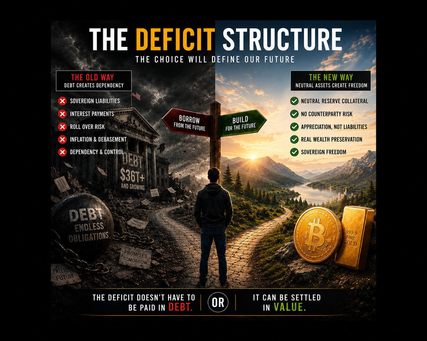 The Neutral Reserve Asset Theory: Gold, Bitcoin, and the Rise of an Alternative Deficit Structure