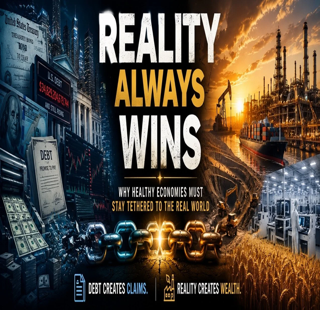 Reality Always Wins: Why Healthy Economies Must Stay Tethered To The Real World