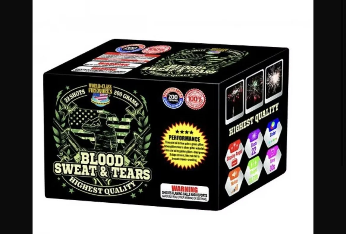 BOGO BLOOD SWEAT & TEARS 22 SHOTS