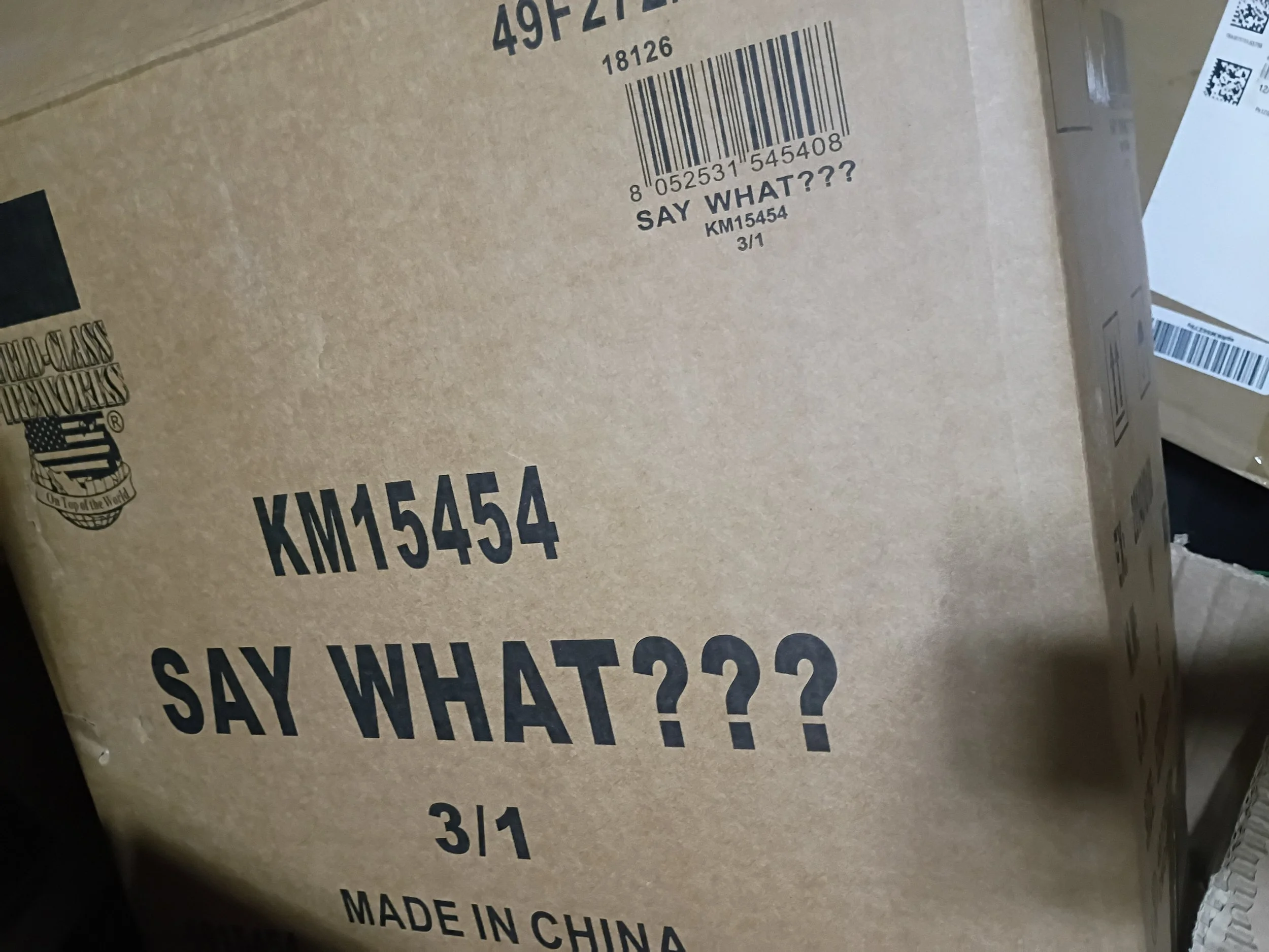 SAY WHAT???