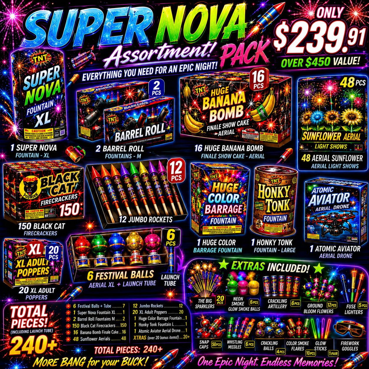 SUPER NOVA ASSORTMENT PACK