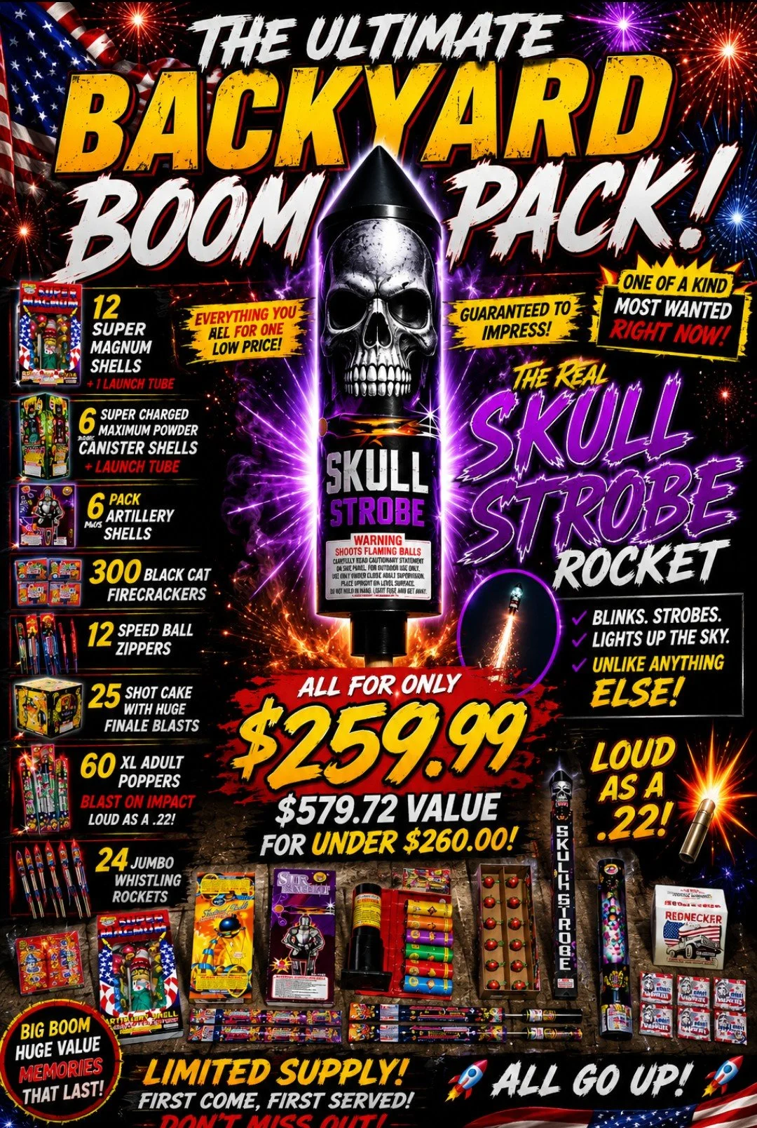 THE ULTIMATE BACKYARD BOOM PACK